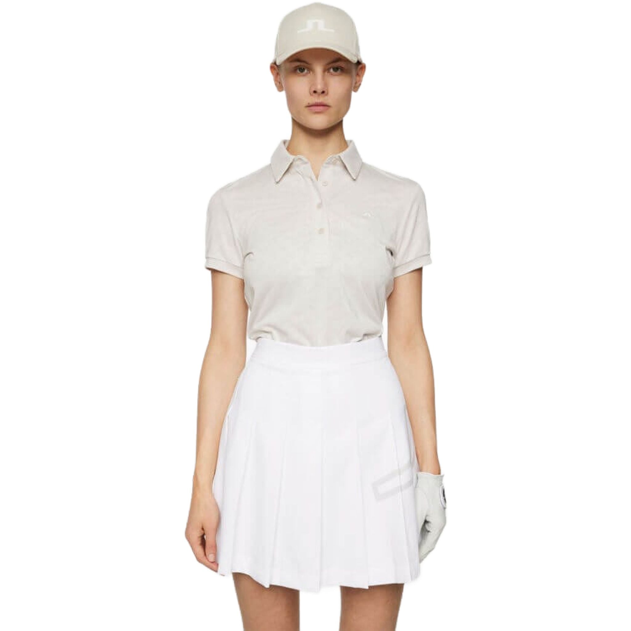 Polo da donna J. Lindeberg Alaya jacquard