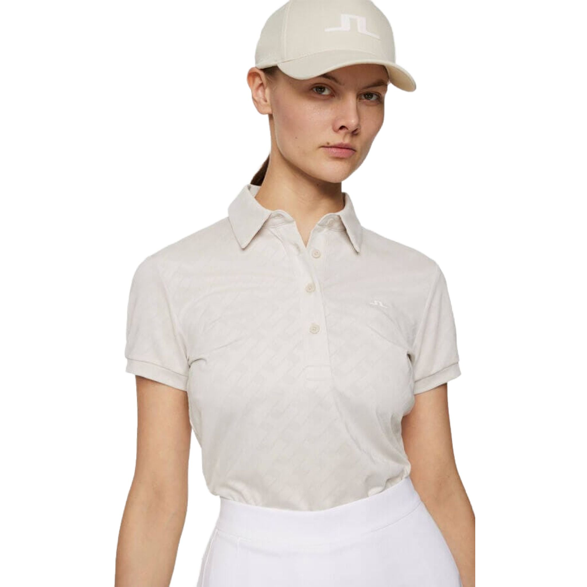 Polo da donna J. Lindeberg Alaya jacquard