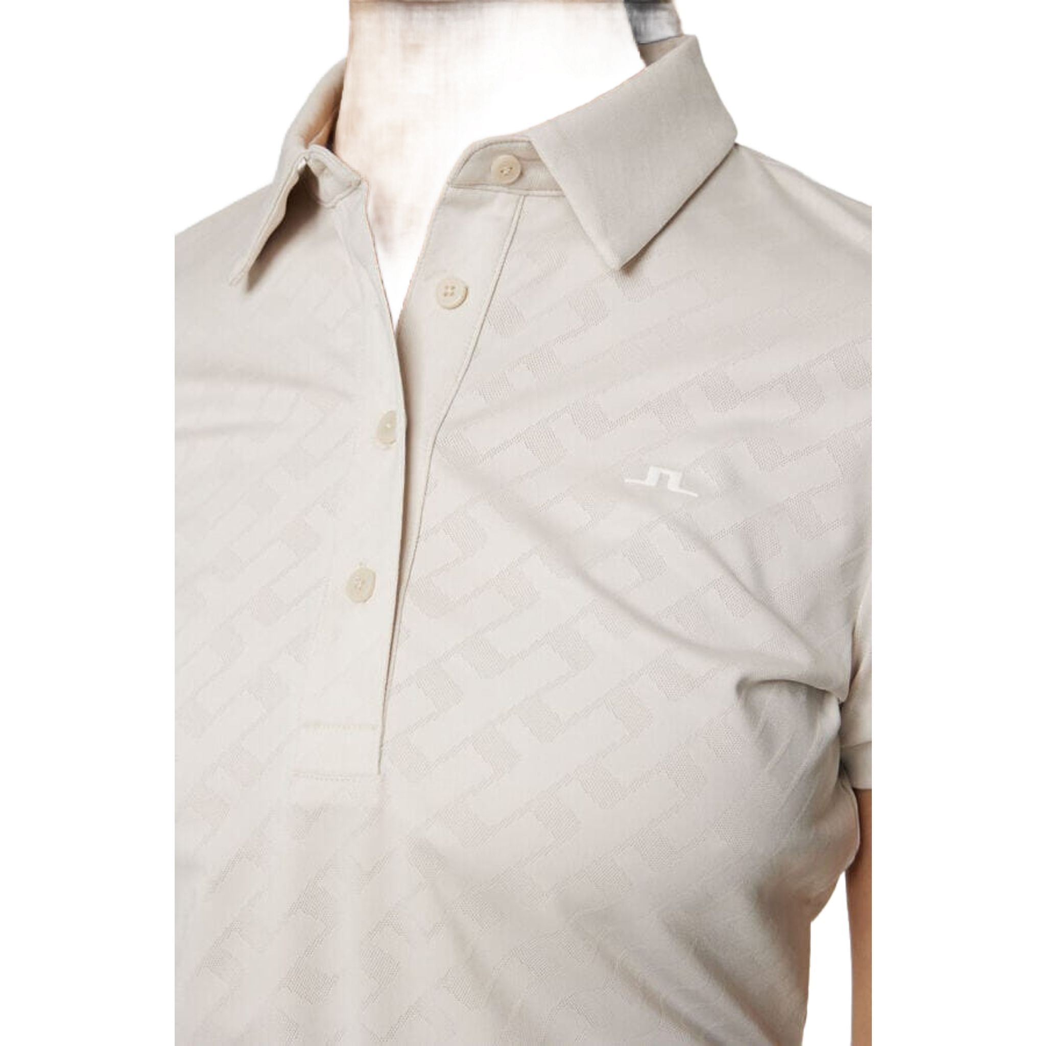 Polo da donna J. Lindeberg Alaya jacquard