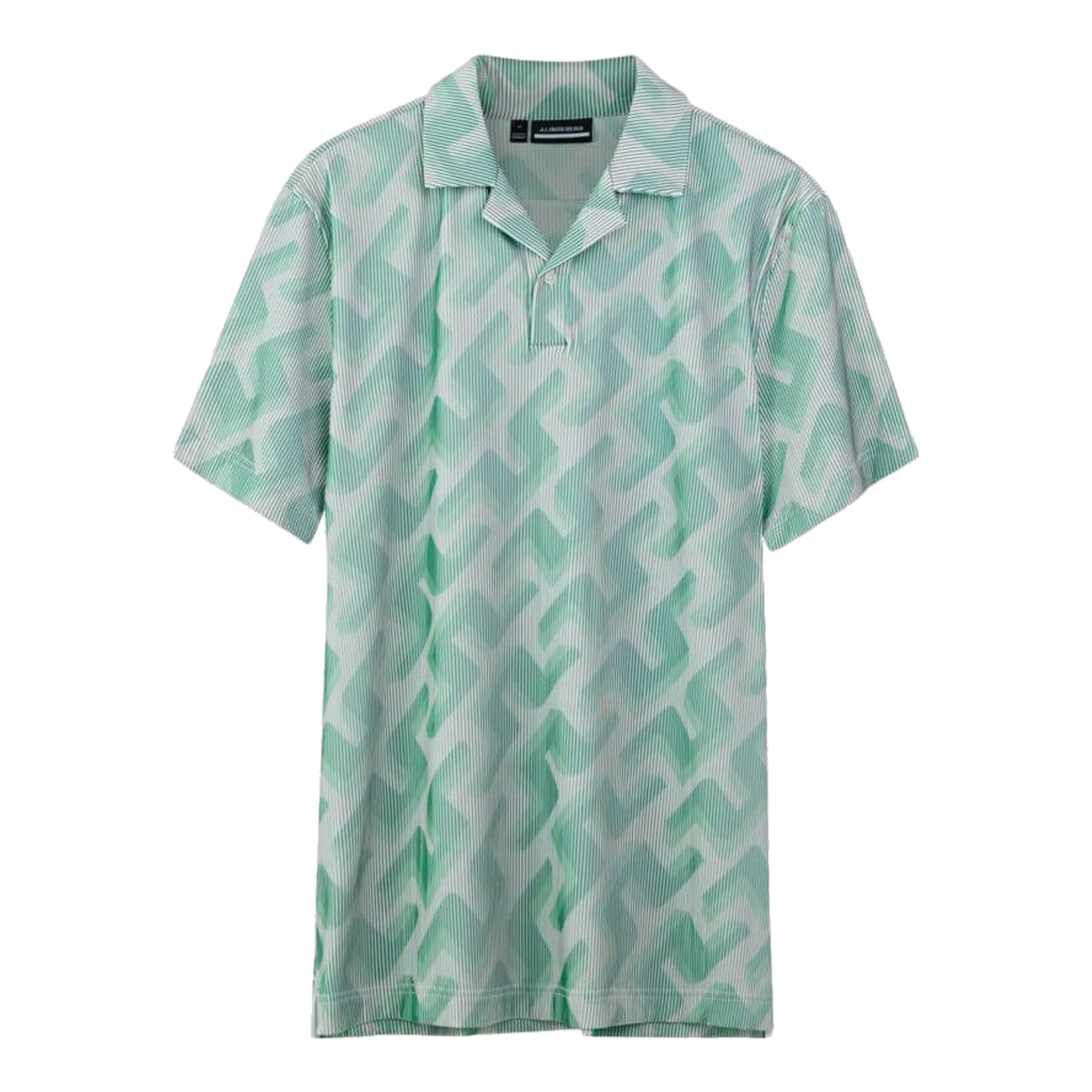 J. Lindeberg Polo 3D Bridge Monogramma Uomo