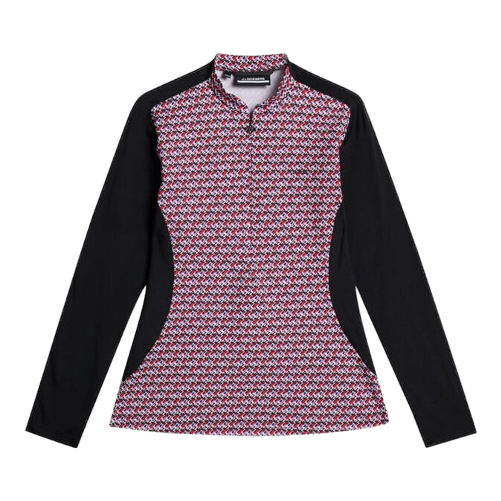 J. Lindeberg Marilyn Half Zip Mid Layer Donna Nero Donna