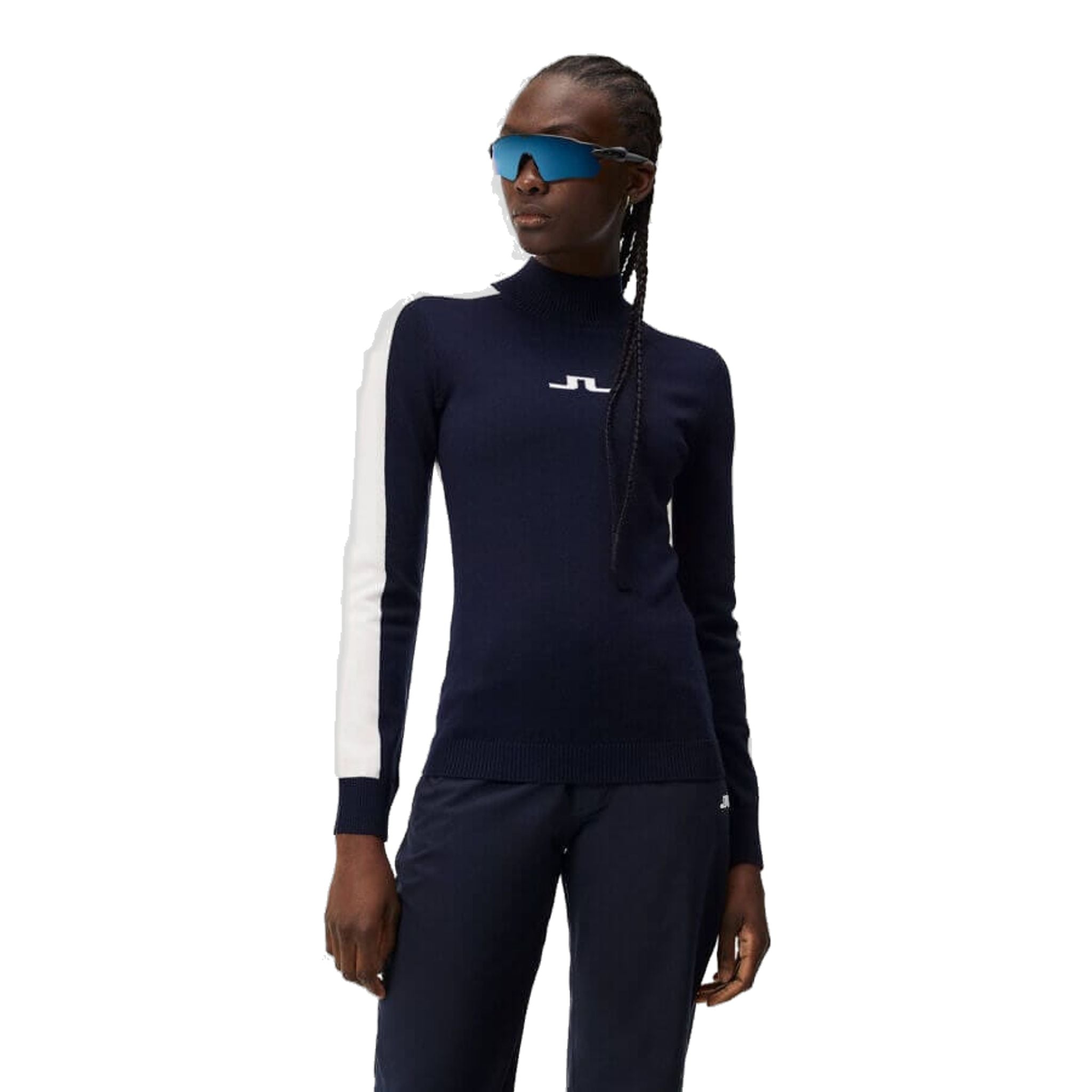 J. Lindeberg Adeline Maglione lavorato a maglia da donna JL Navy Donna