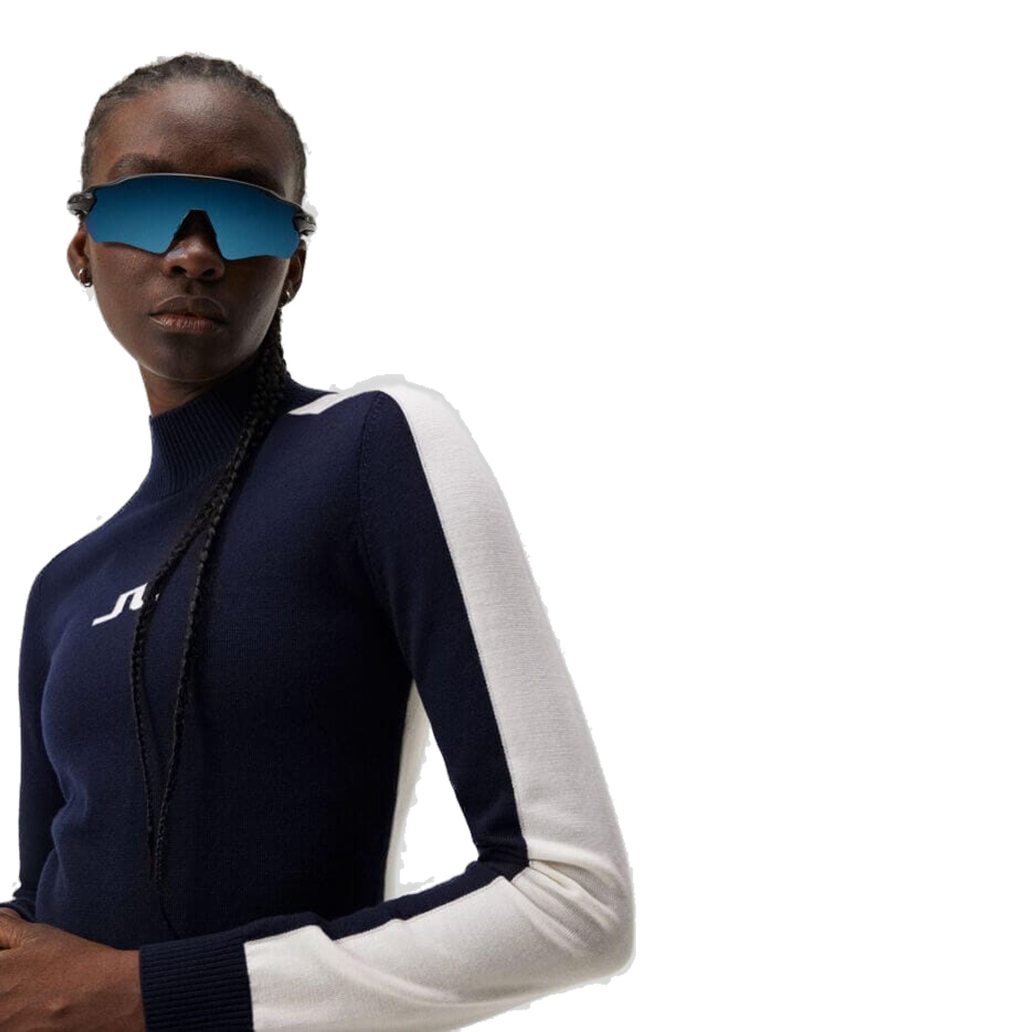 J. Lindeberg Adeline Maglione lavorato a maglia da donna JL Navy Donna