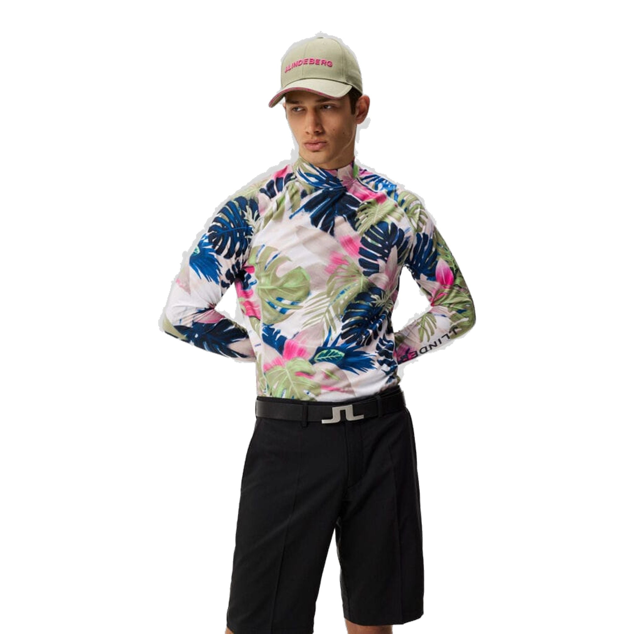 J. Lindeberg Aello Soft Compression Print Uomo