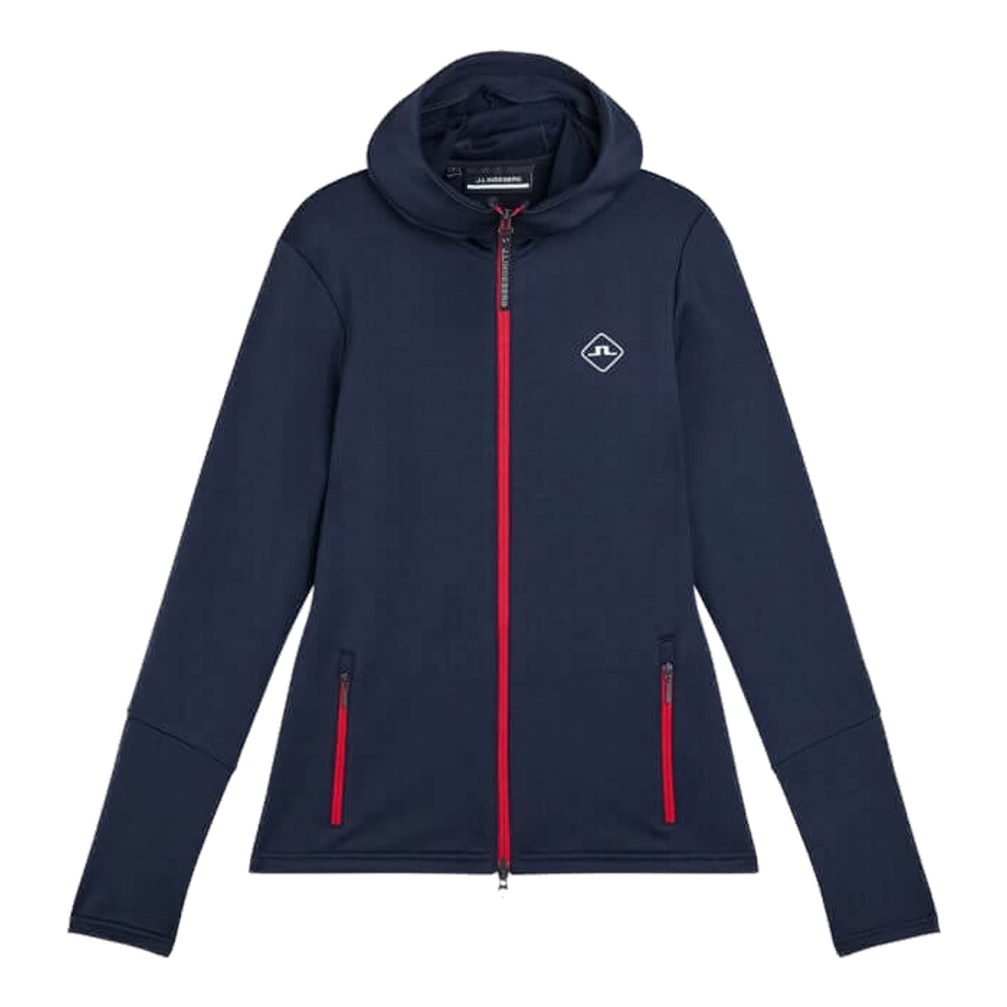 Maglione da golf J. Lindeberg Aerial Hood da donna