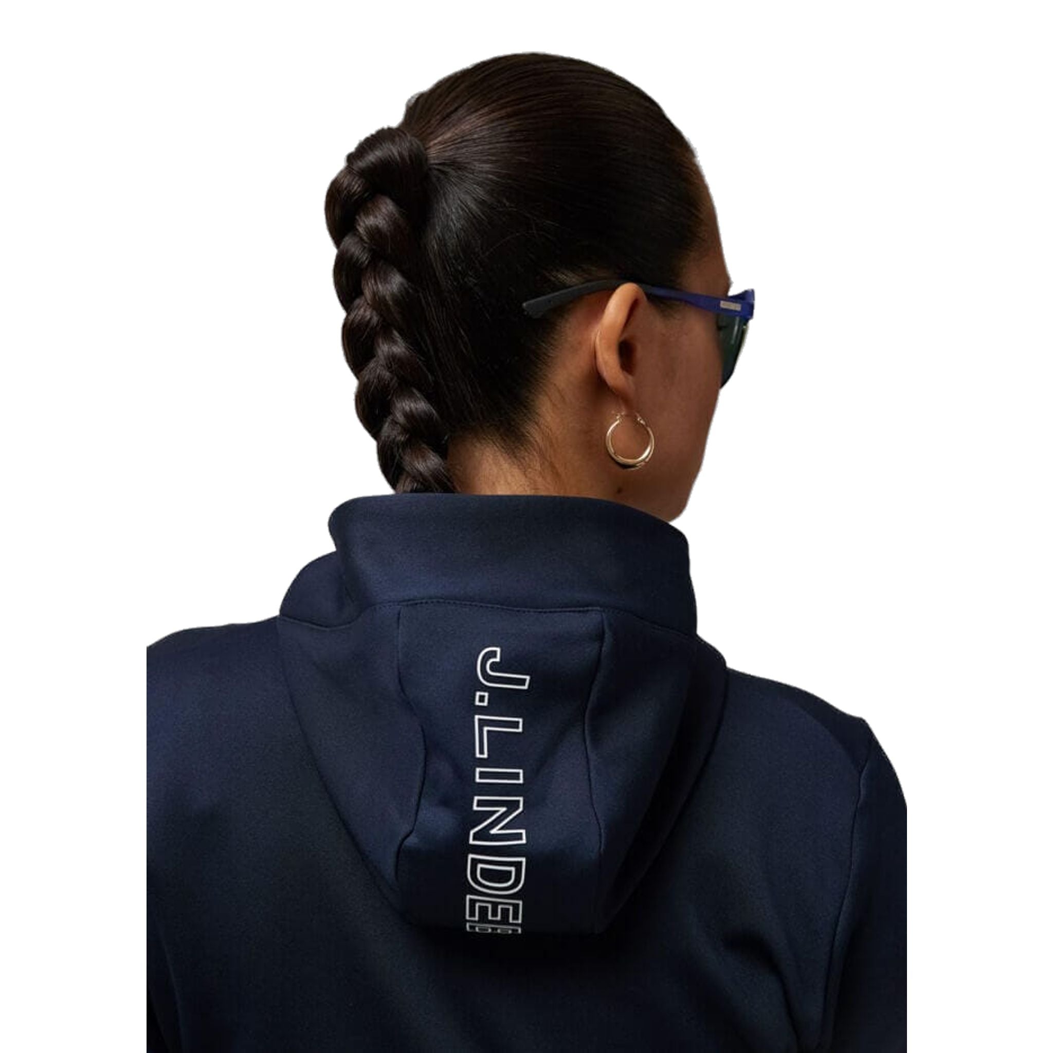 Maglione da golf J. Lindeberg Aerial Hood da donna