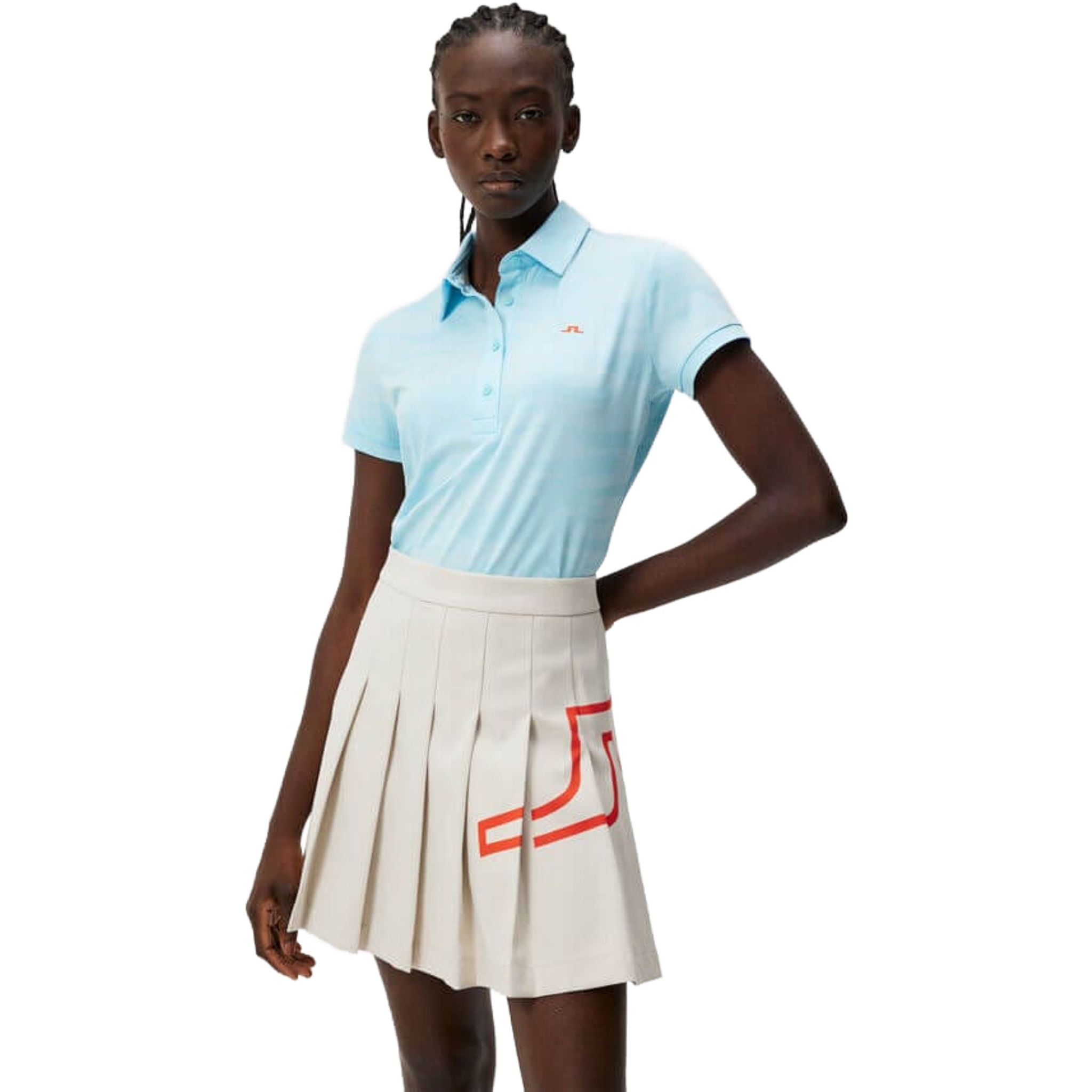 Polo da donna J. Lindeberg Alaya jacquard