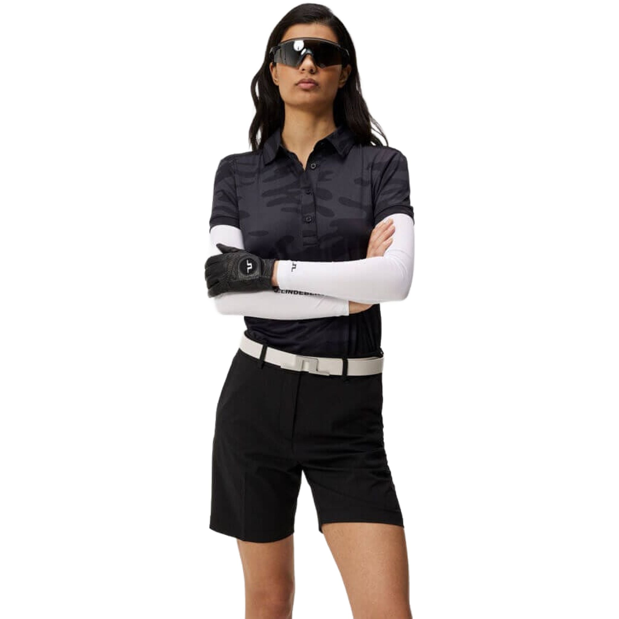 Polo da donna J. Lindeberg Alaya jacquard