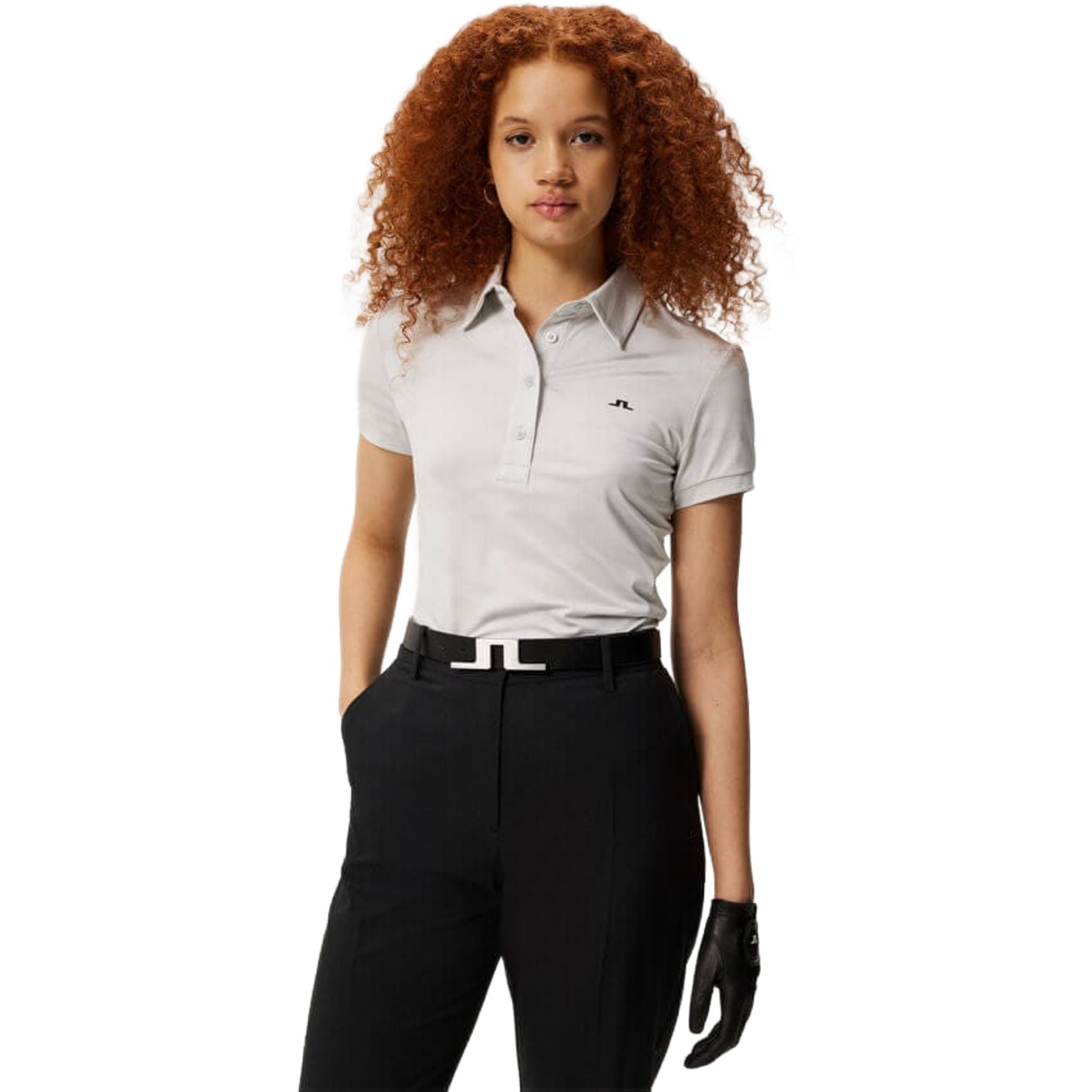 Polo da donna J. Lindeberg Alaya jacquard