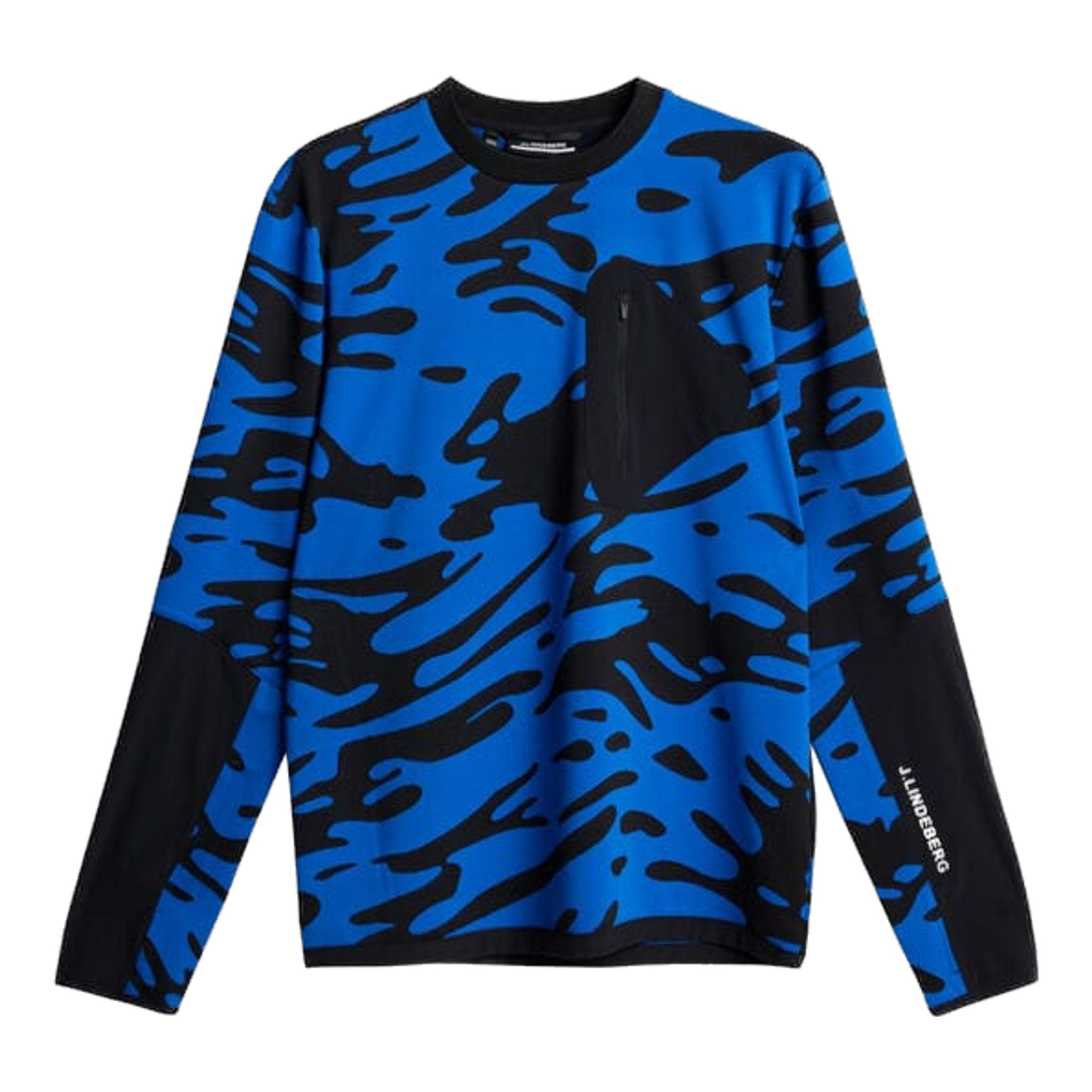 J. Lindeberg Alonso Jacquard Crew Neck Uomo