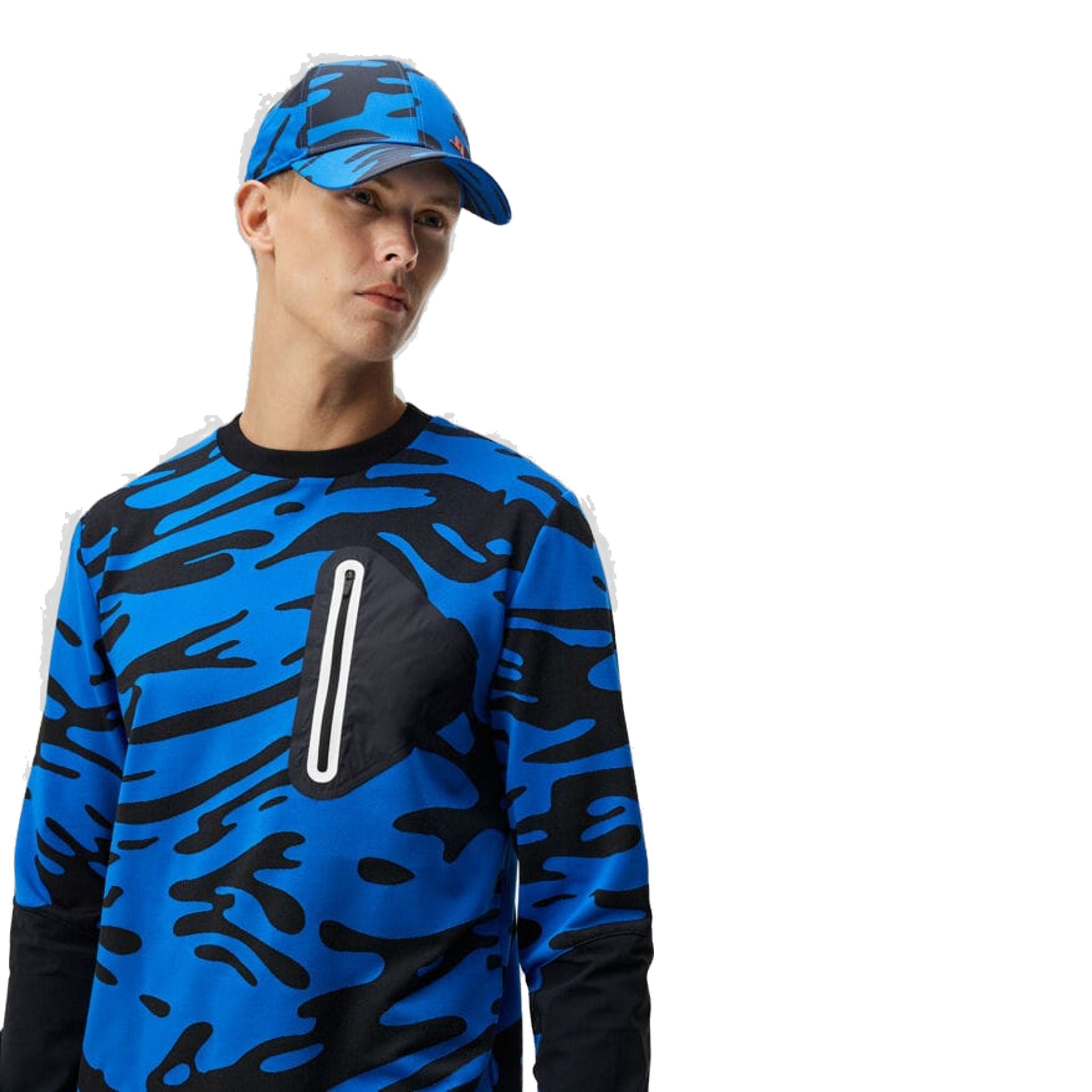 J. Lindeberg Alonso Jacquard Crew Neck Uomo