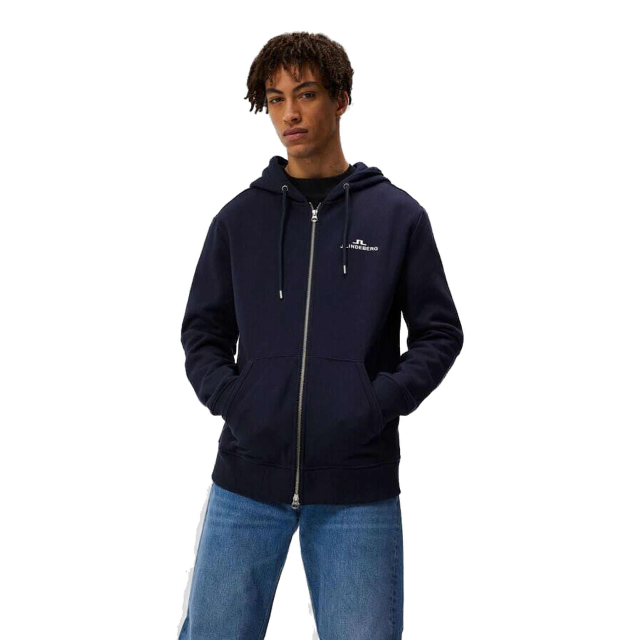 J. Lindeberg Alpha Zip Hood Uomo