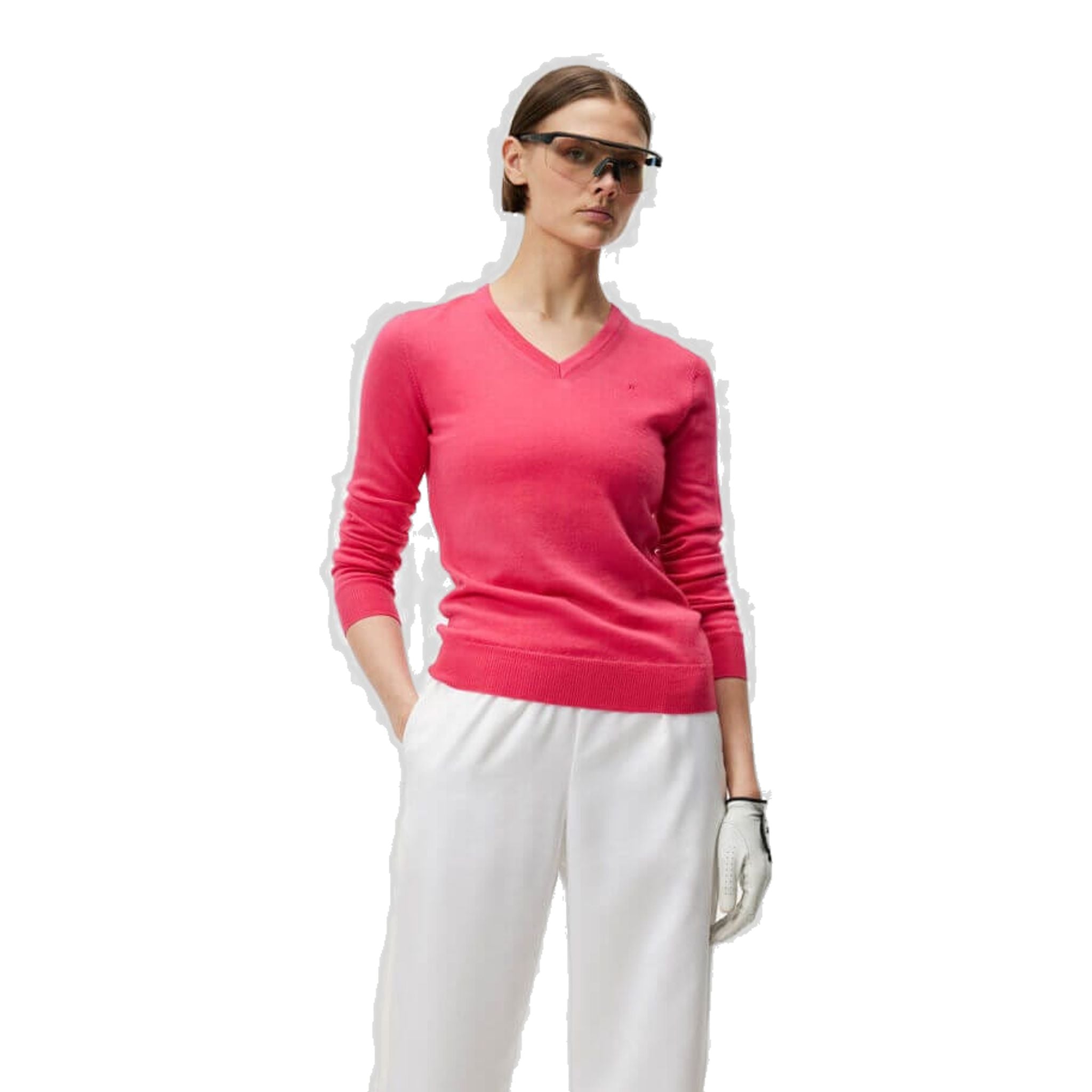 J. Lindeberg Amaya Maglione lavorato a maglia Azalea Donna