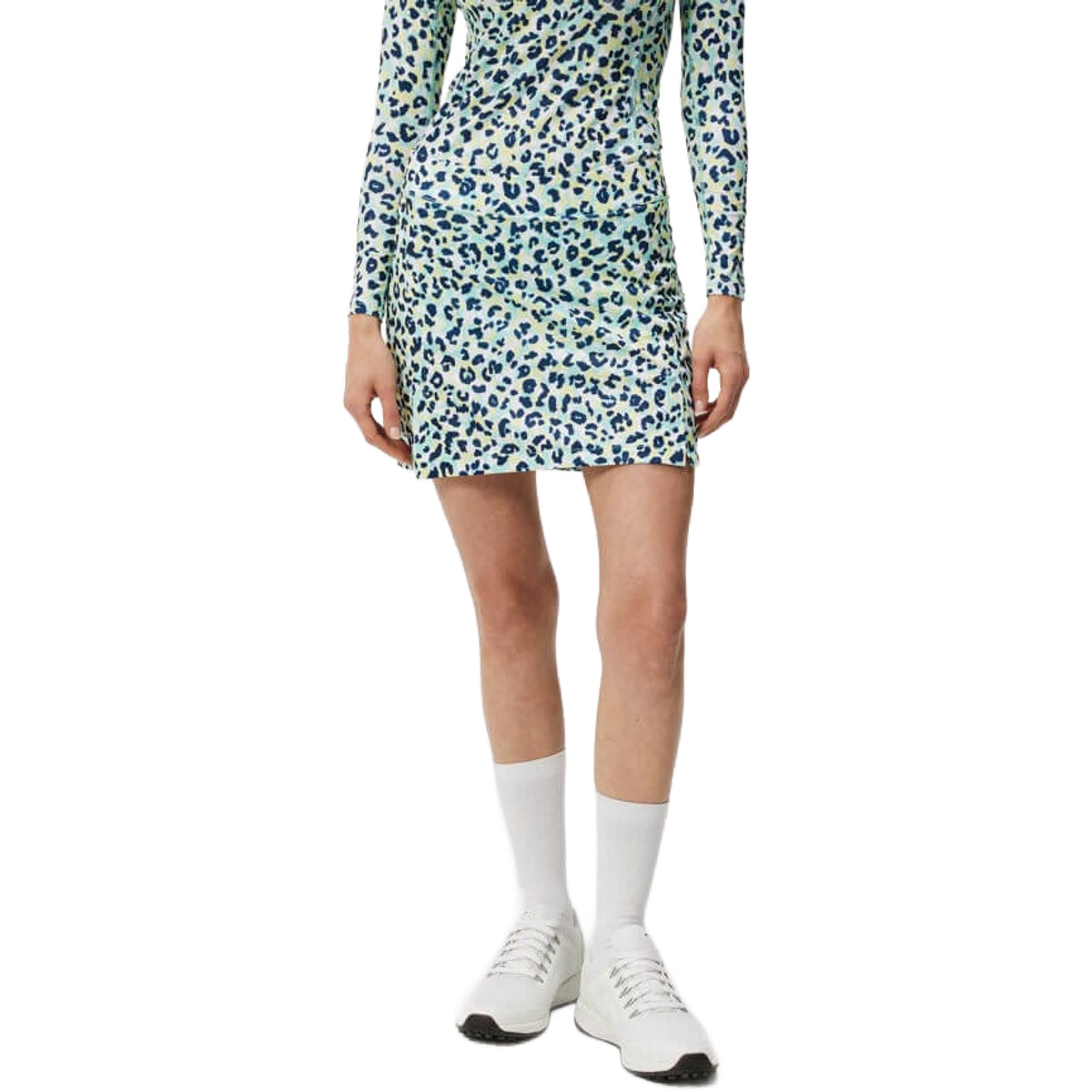 Gonna a stampa media Amelie di J. Lindeberg da donna