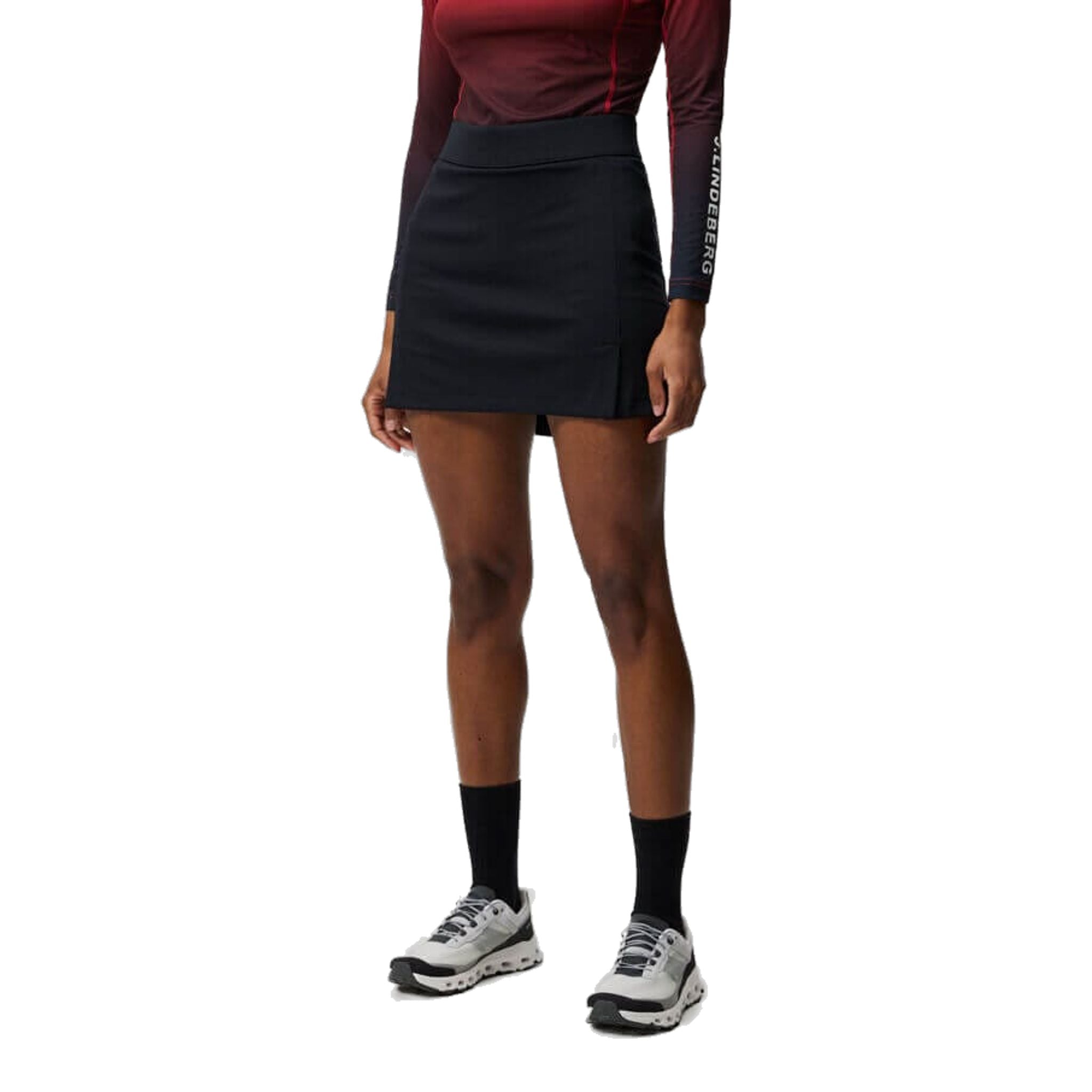 Gonna a tubino Amelie Mid di J. Lindeberg da donna, nera