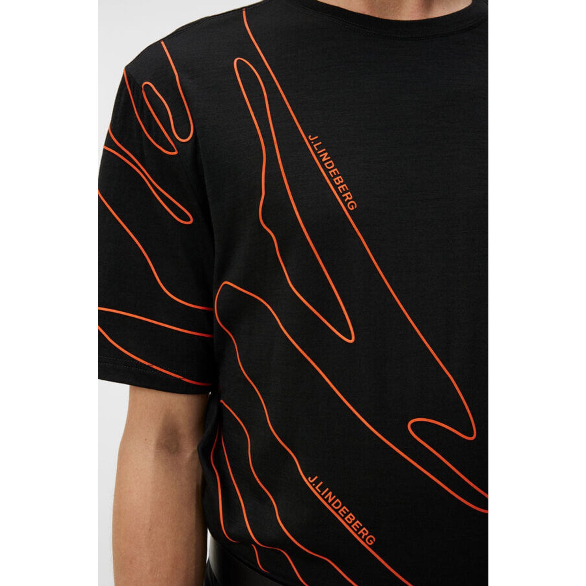 T-shirt con stampa J. Lindeberg Andres da uomo