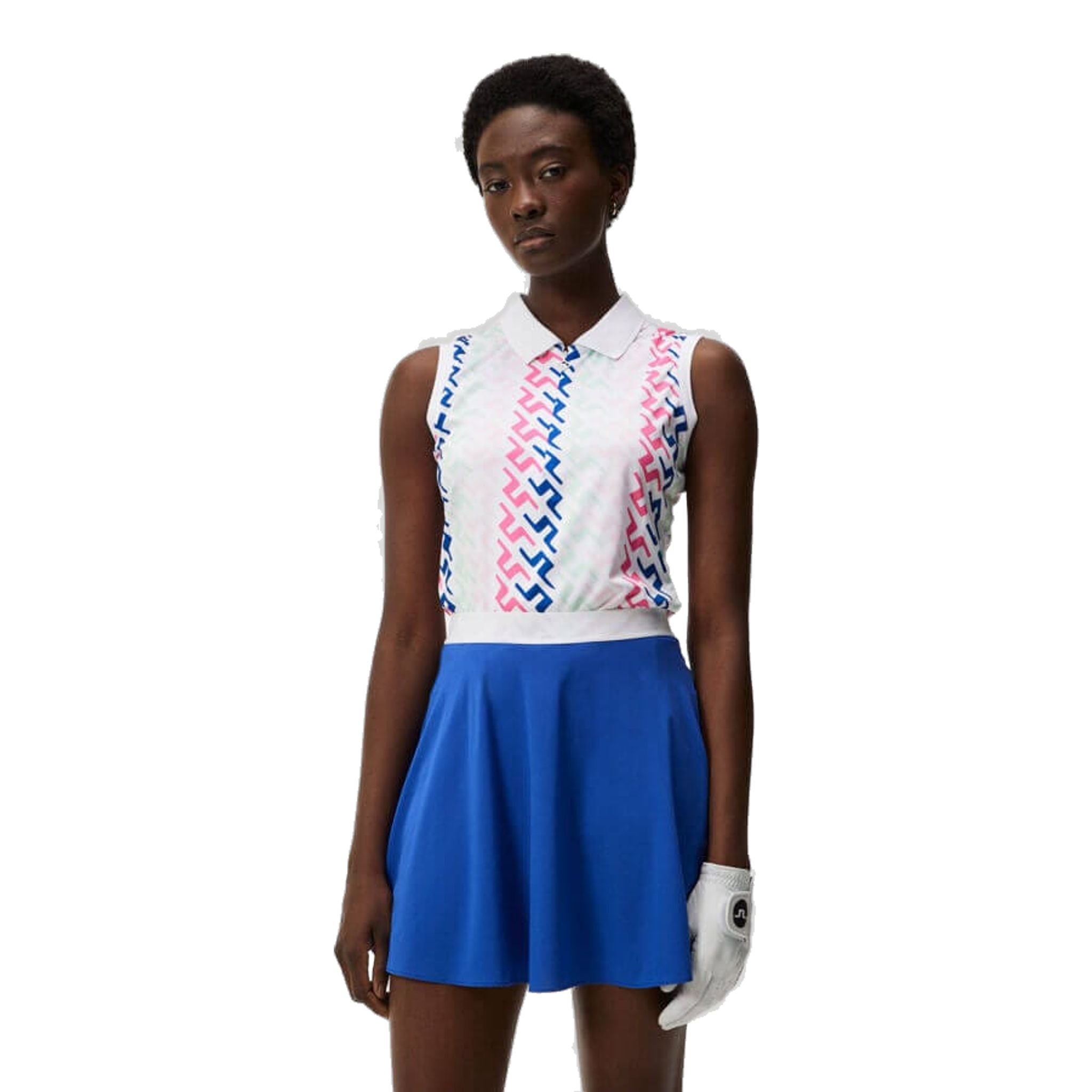 J. Lindeberg Annie Top Donna Rosa Painted Bridge Donna