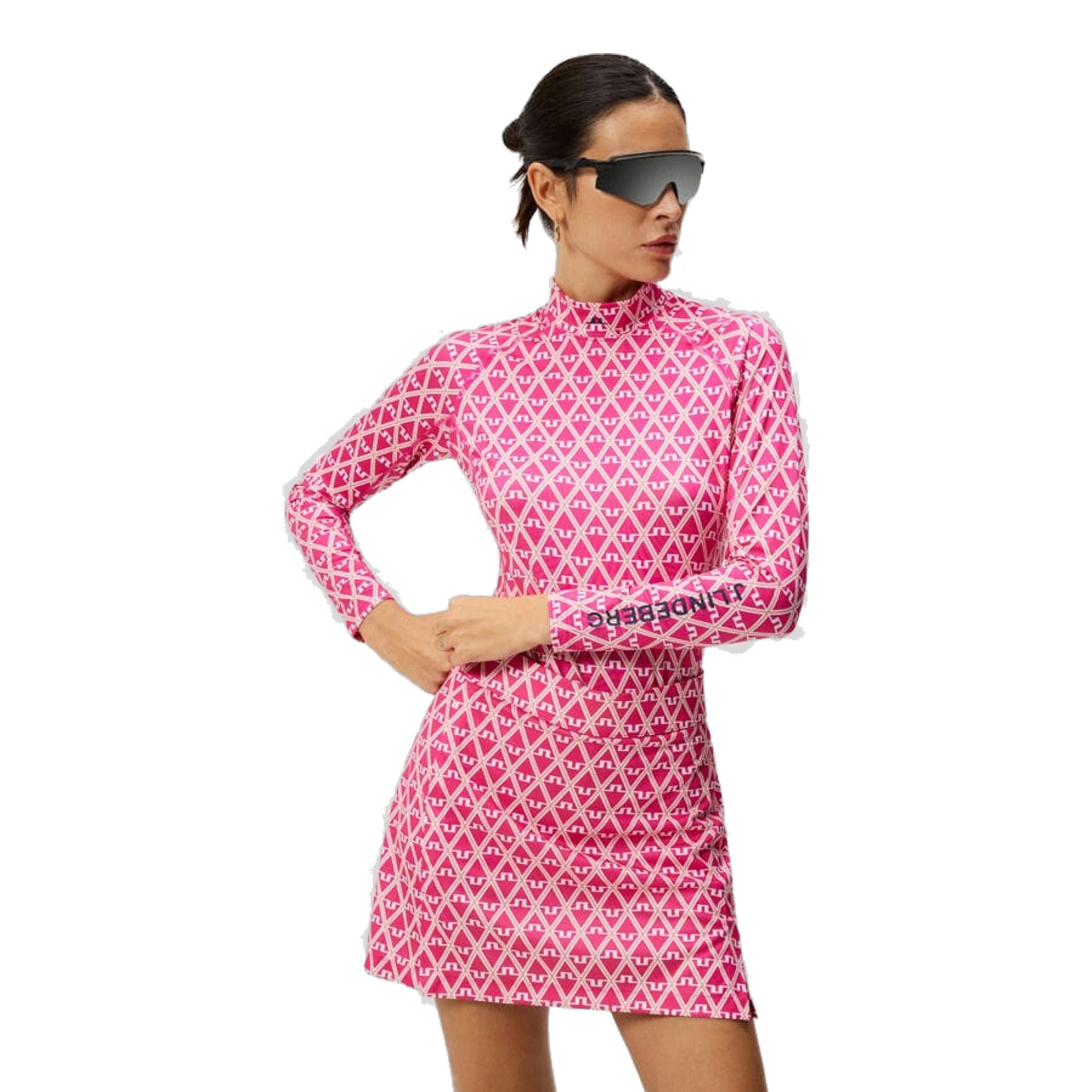 J. Lindeberg Asa Print Soft Compression Top Donna