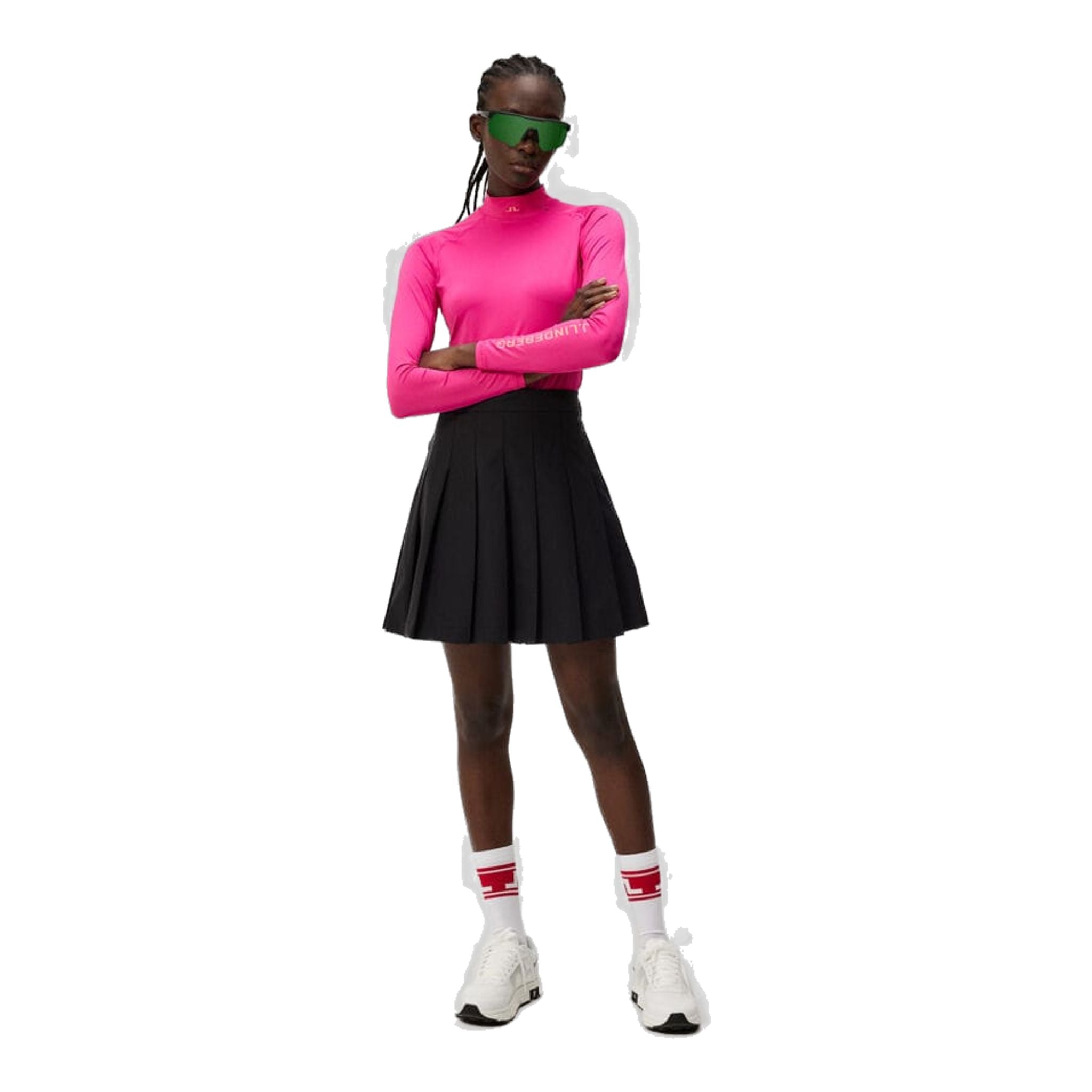 J. Lindeberg Asa Top a compressione morbida da donna