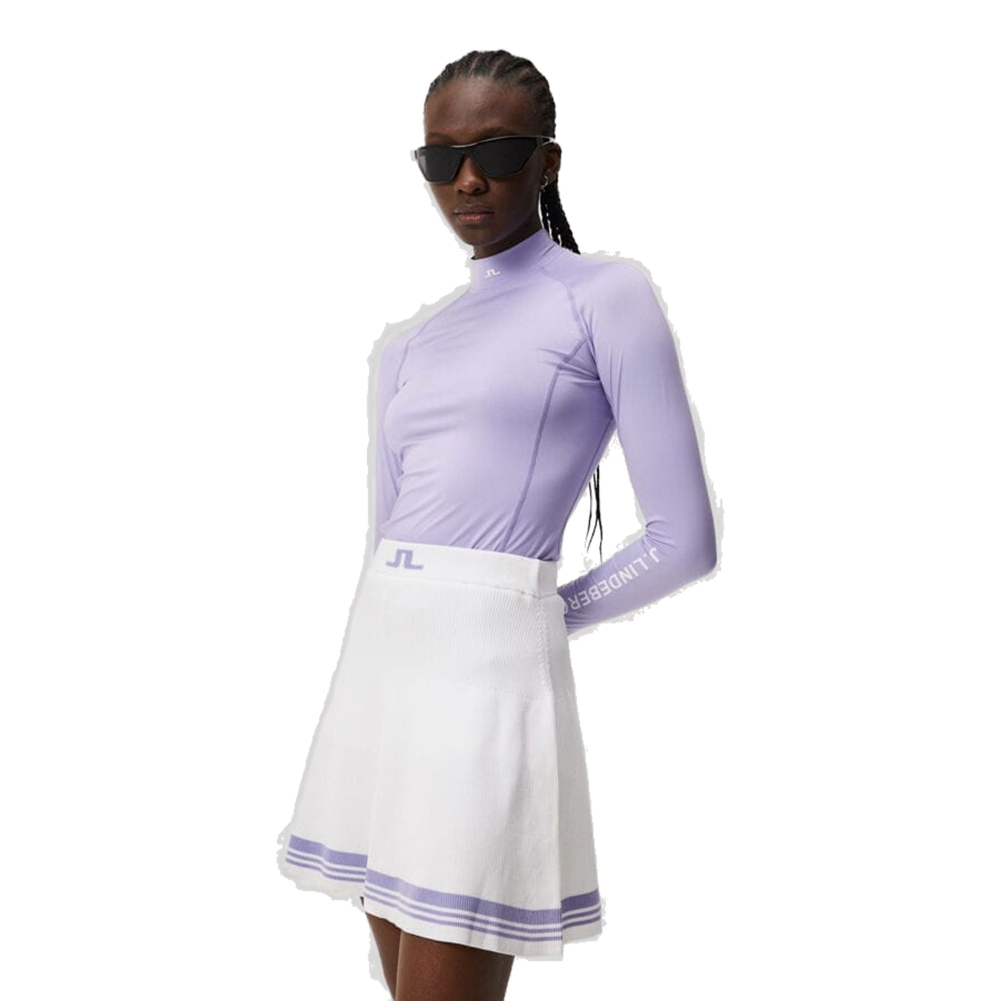 J. Lindeberg Asa Soft Compression Top Donna Sweet Lavender Donna