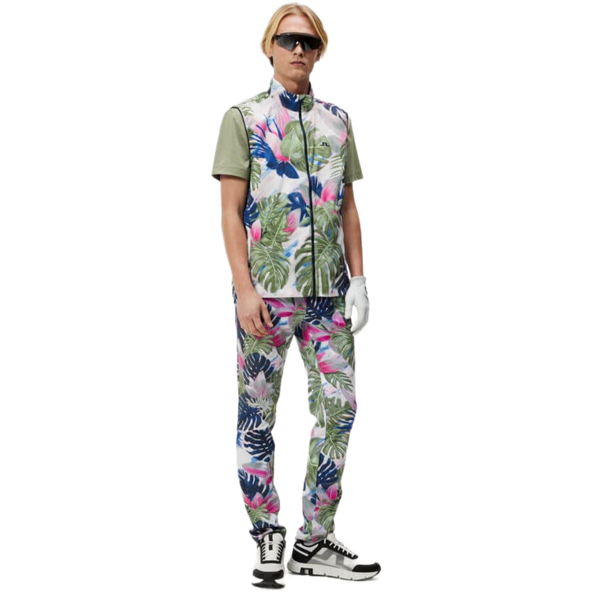 J. Lindeberg Ash Light Gilet ripiegabile Stampa Uomo