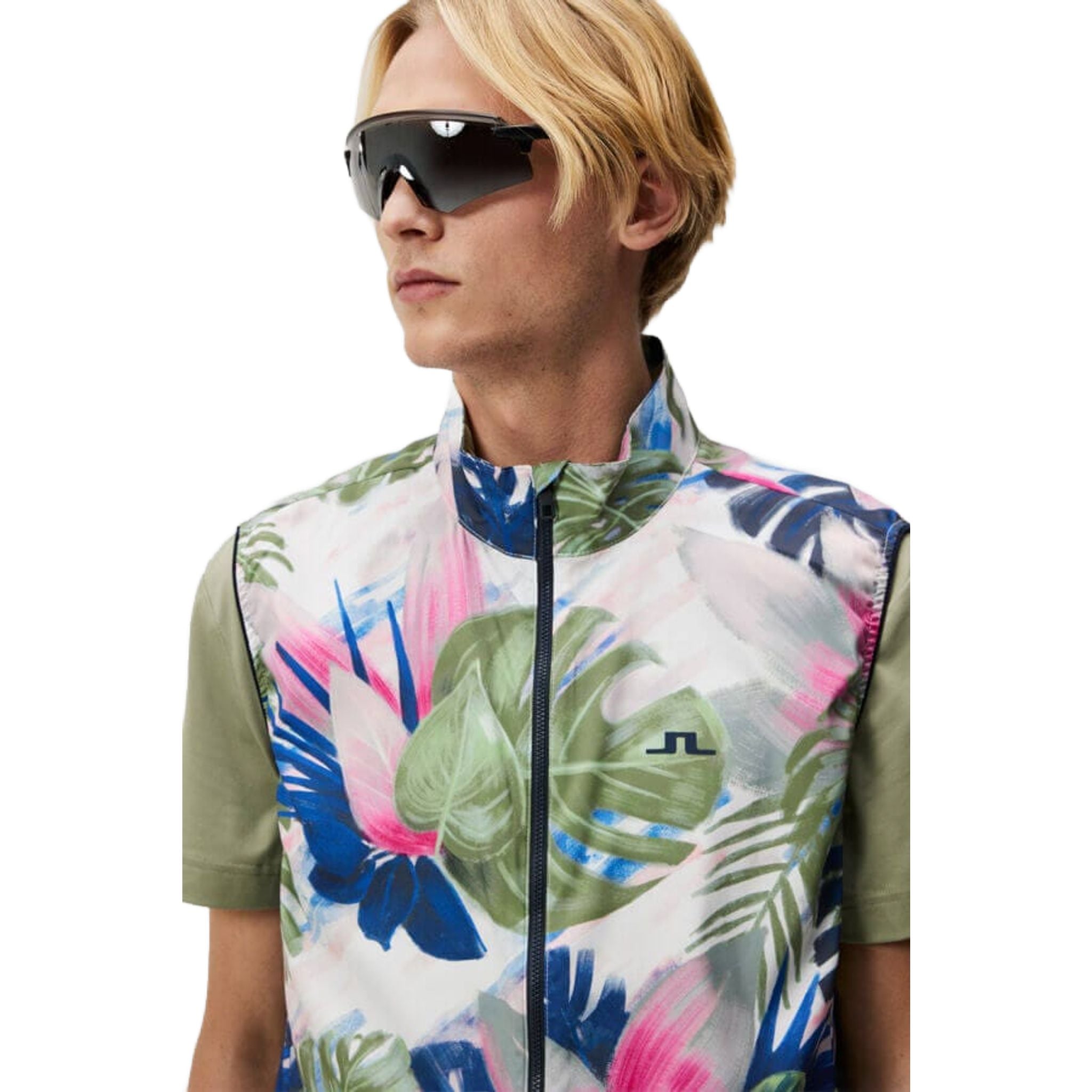 J. Lindeberg Ash Light Gilet ripiegabile Stampa Uomo