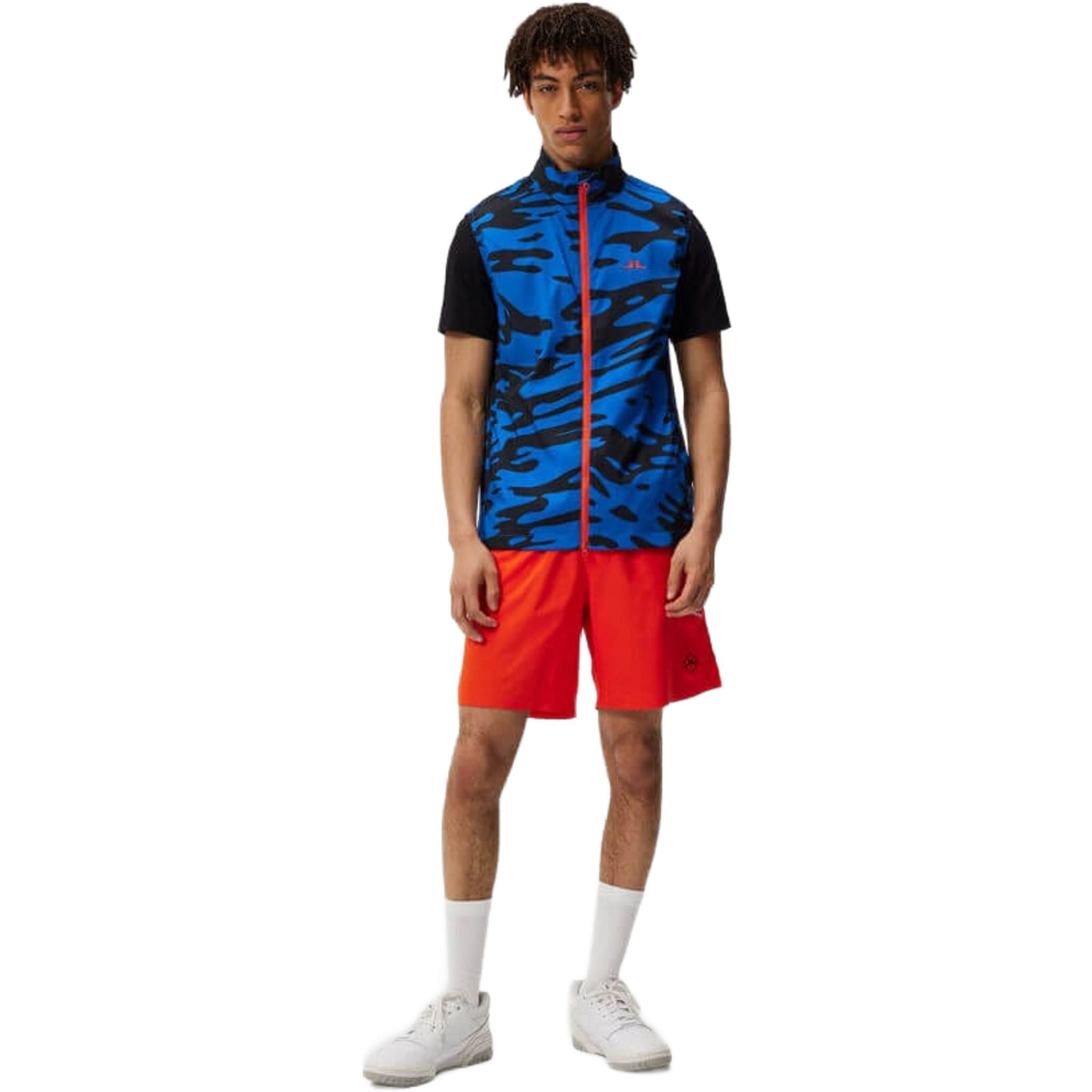 J. Lindeberg Ash Light Gilet ripiegabile Stampa Uomo