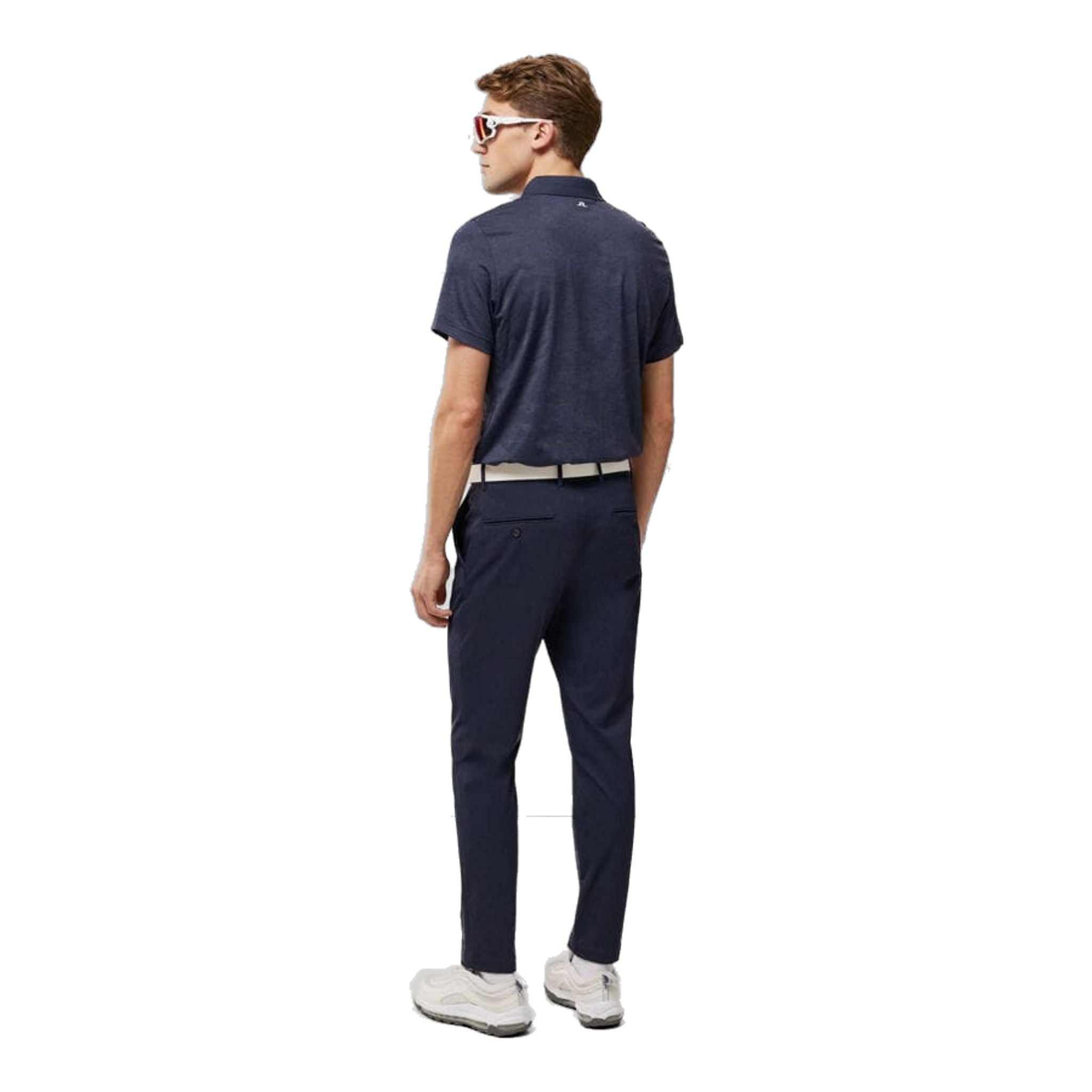 Pantaloni da golf in pile twill Axil J. Lindeberg JL blu navy da uomo