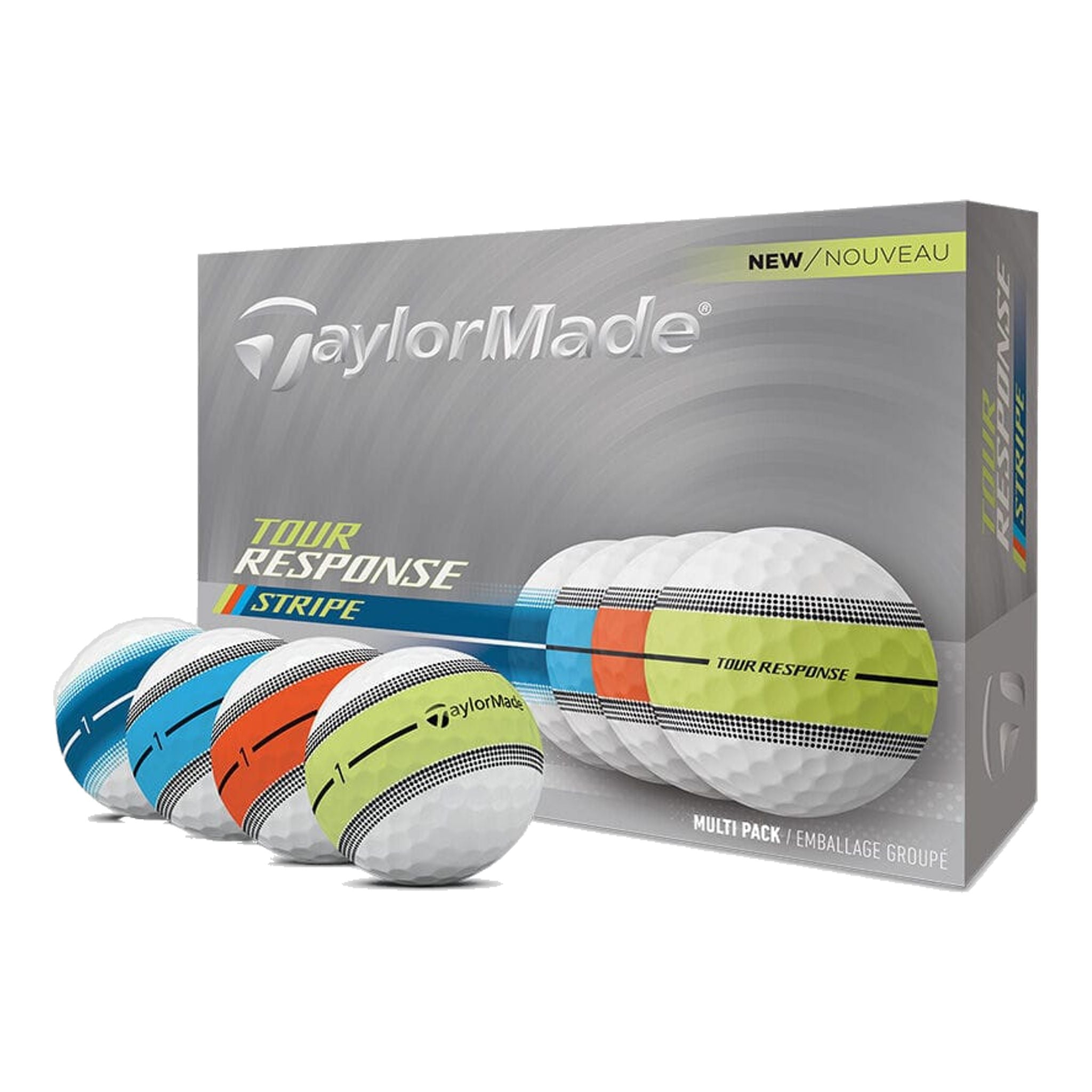 Palline da golf TaylorMade Tour Response Stripe per uomo
