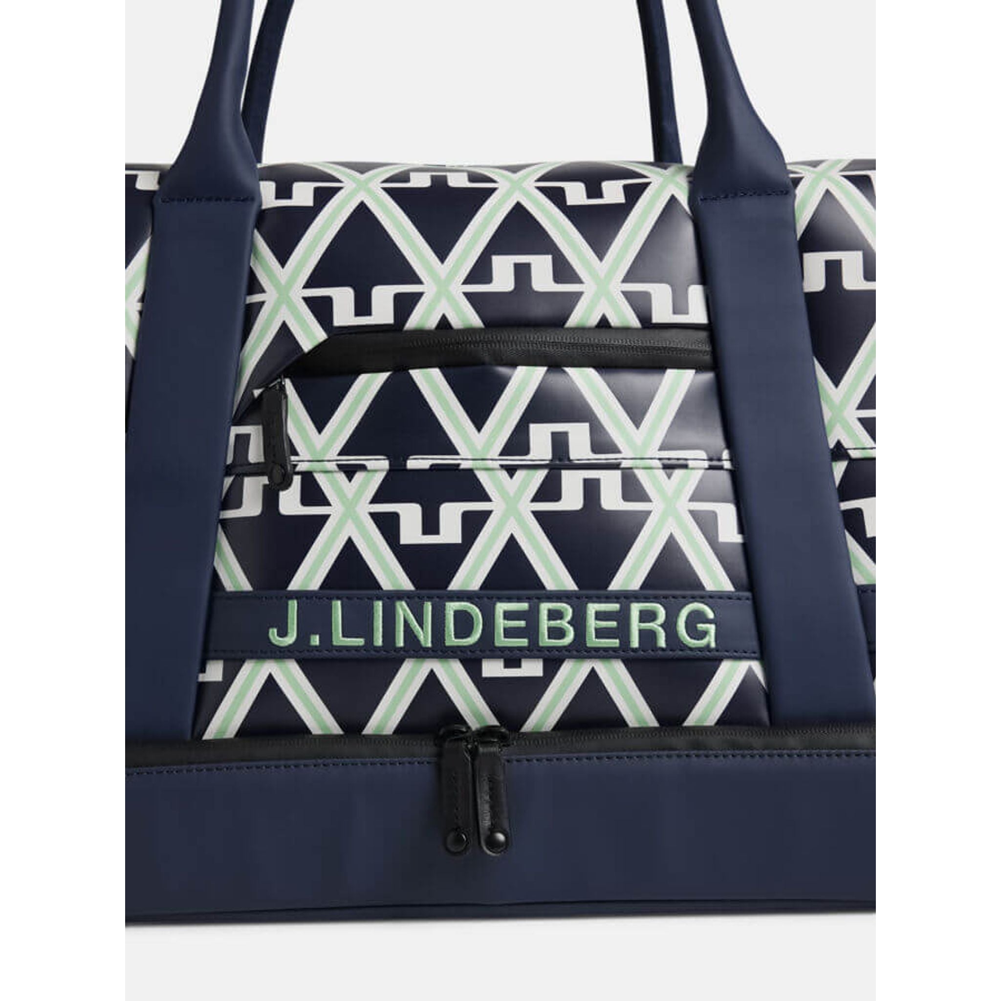 Borsa Boston J. Lindeberg stampata da uomo