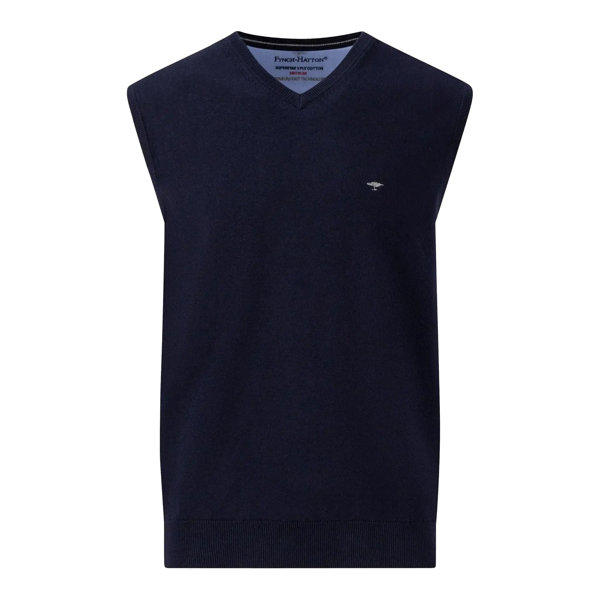 Fynch Hatton Superfine maglione gilet uomo