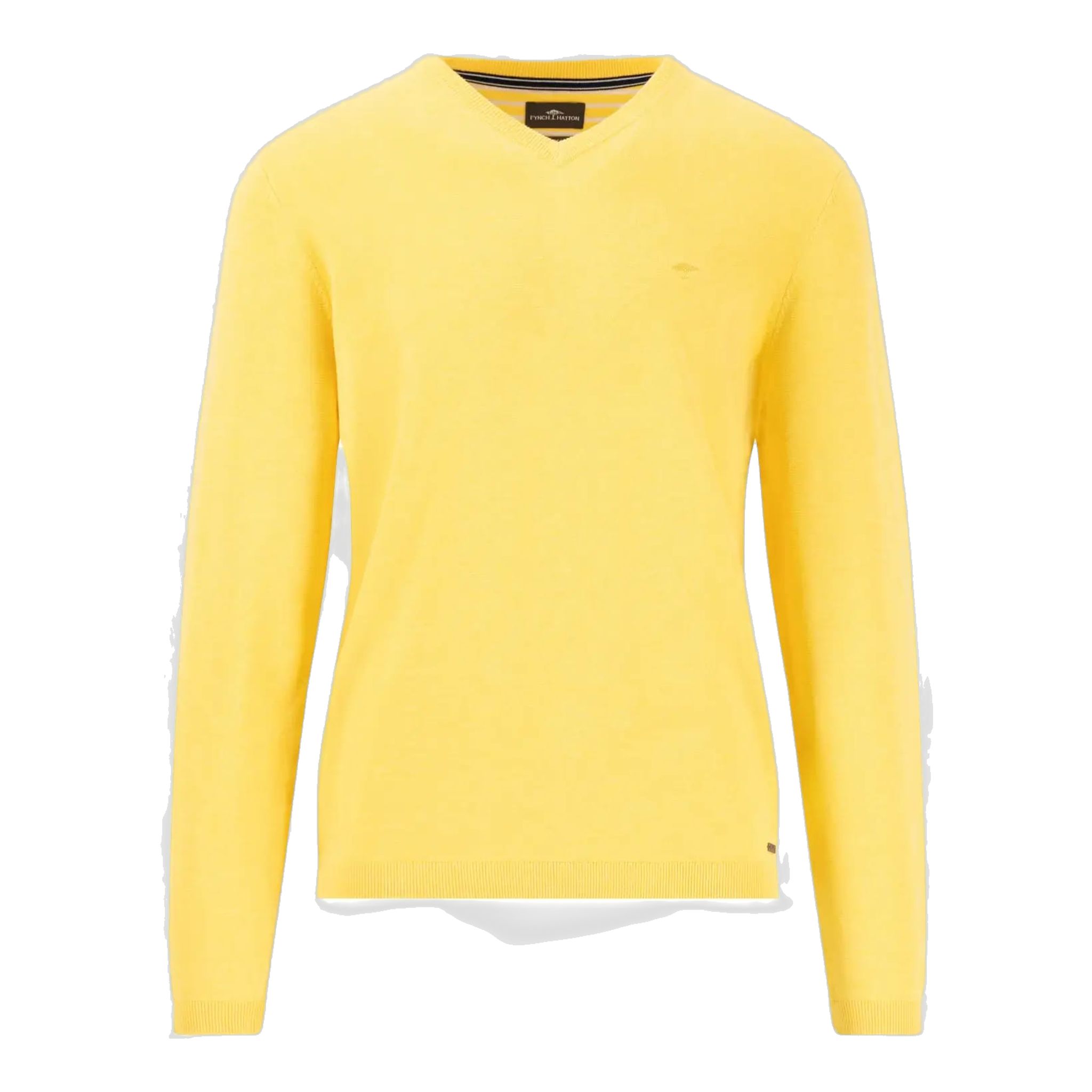 Fynch Hatton Air Cotton V-Neck Uomo