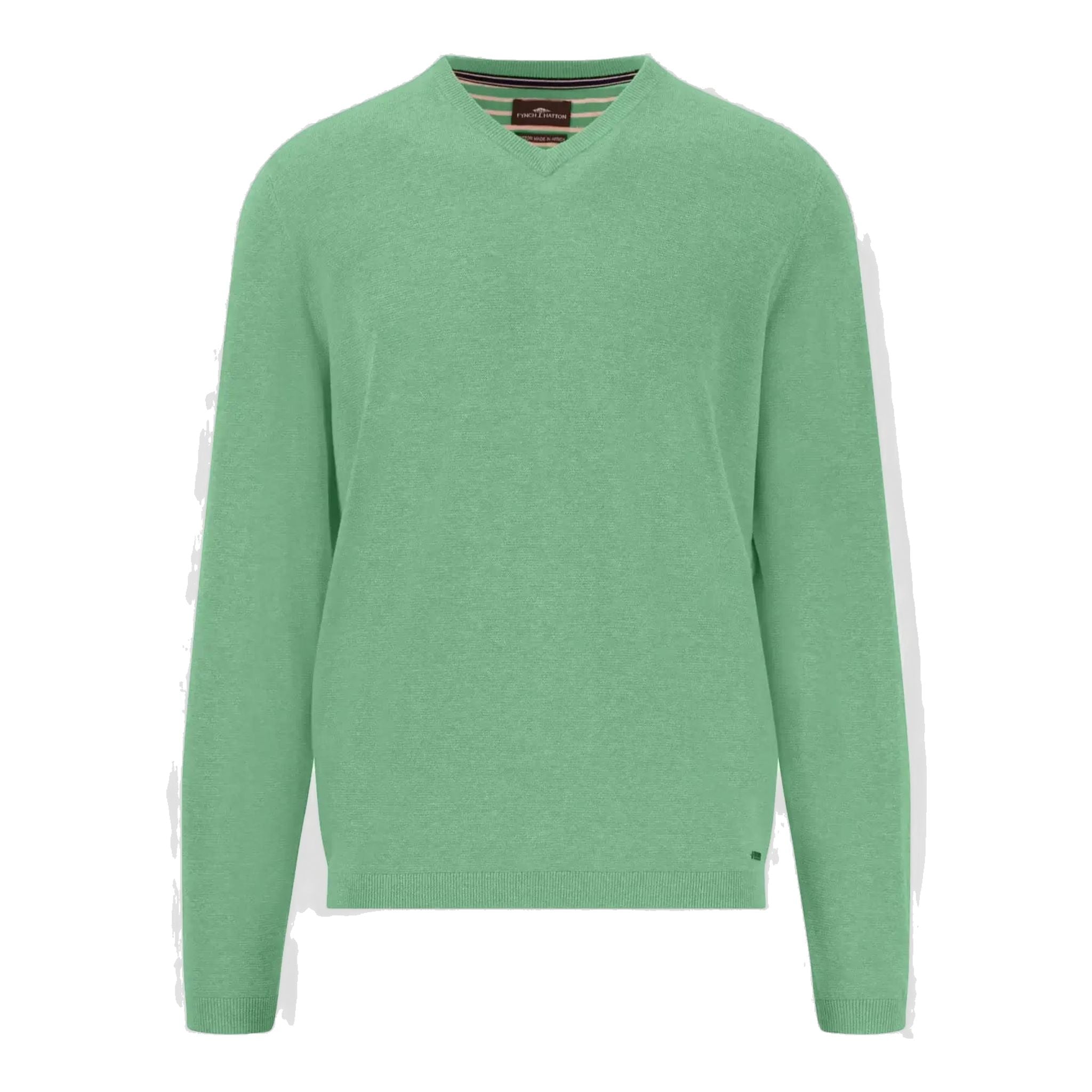 Fynch Hatton Air Cotton V-Neck Uomo