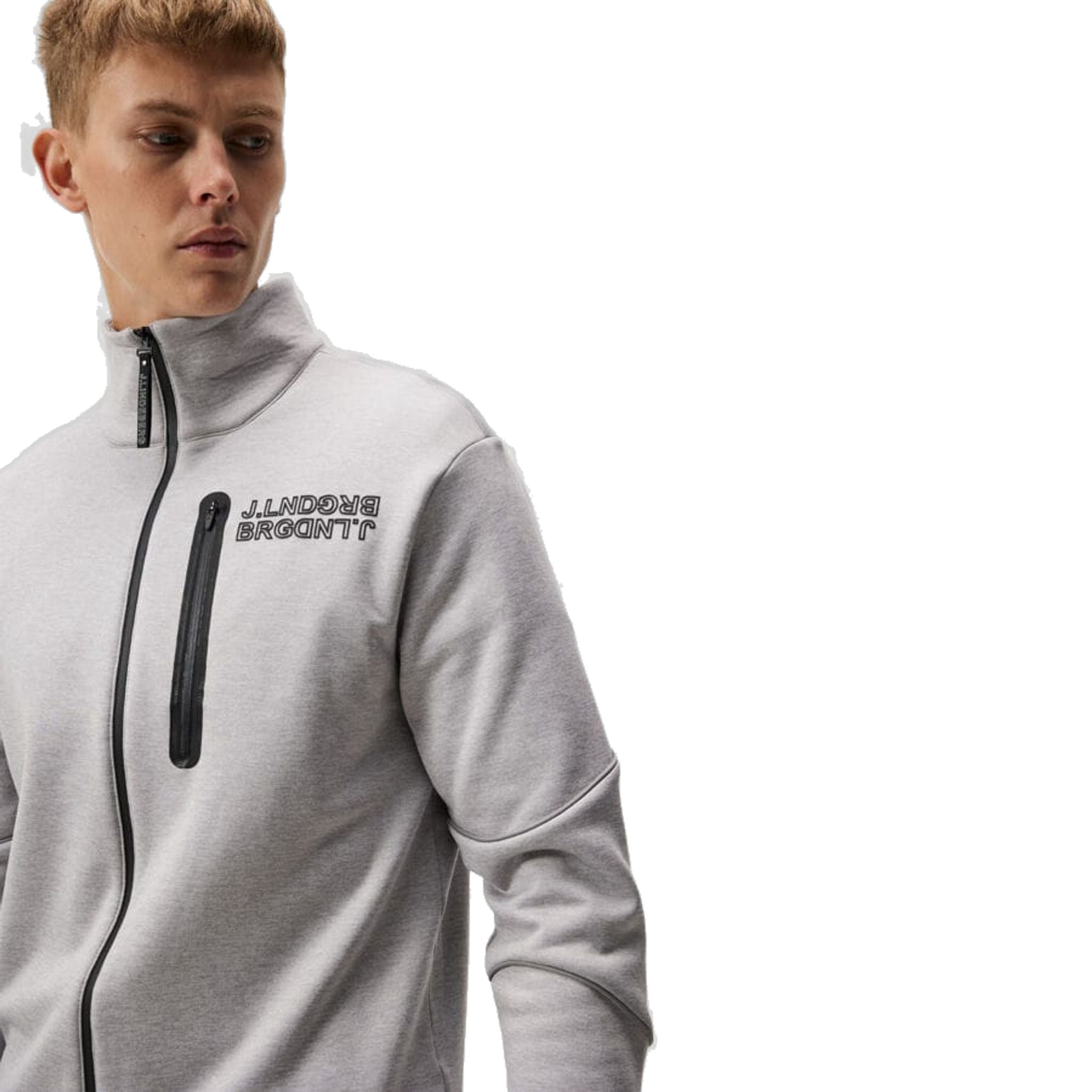 J. Lindeberg Brush Full Zip Midlayer Uomo