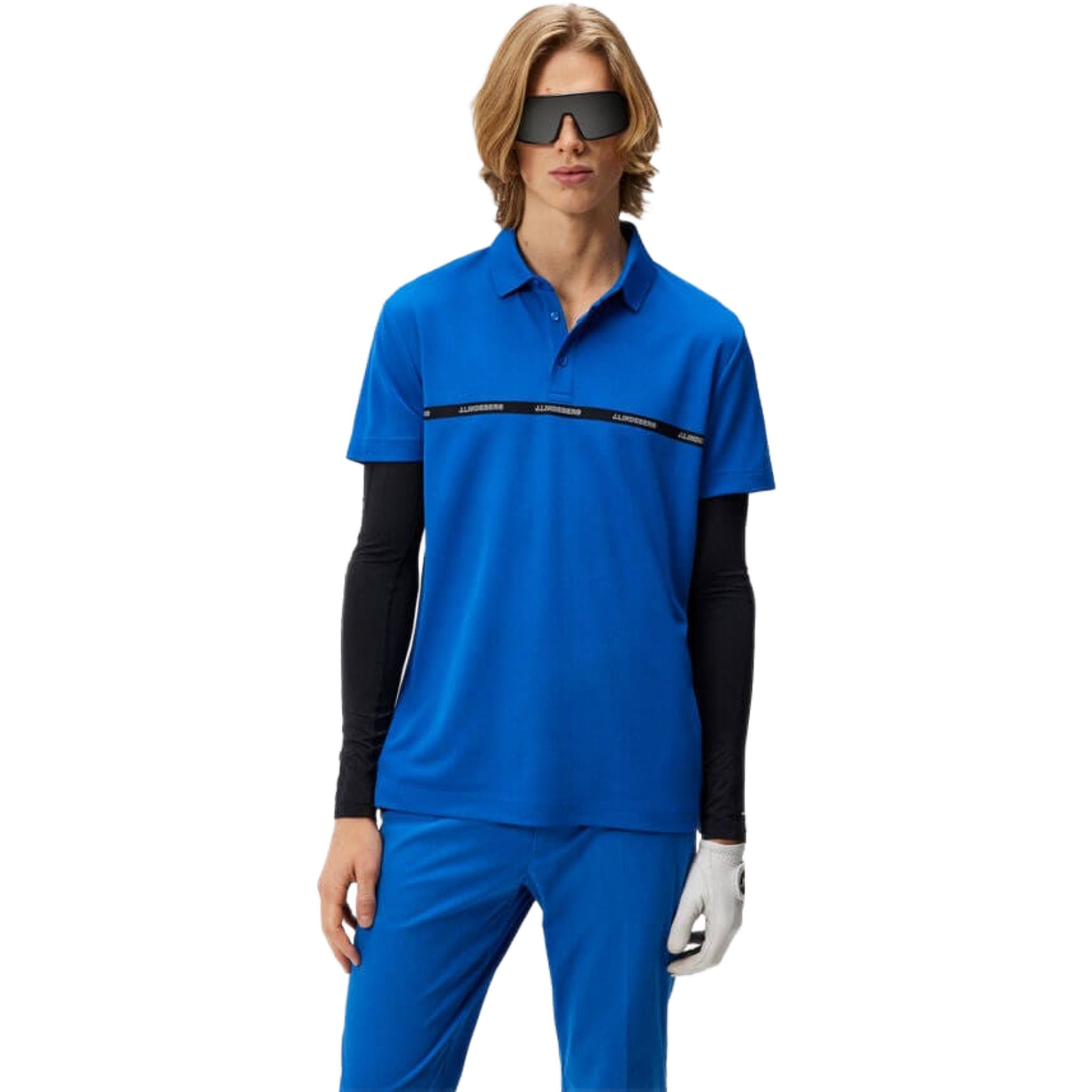 Polo J. Lindeberg Chad vestibilità regolare da uomo