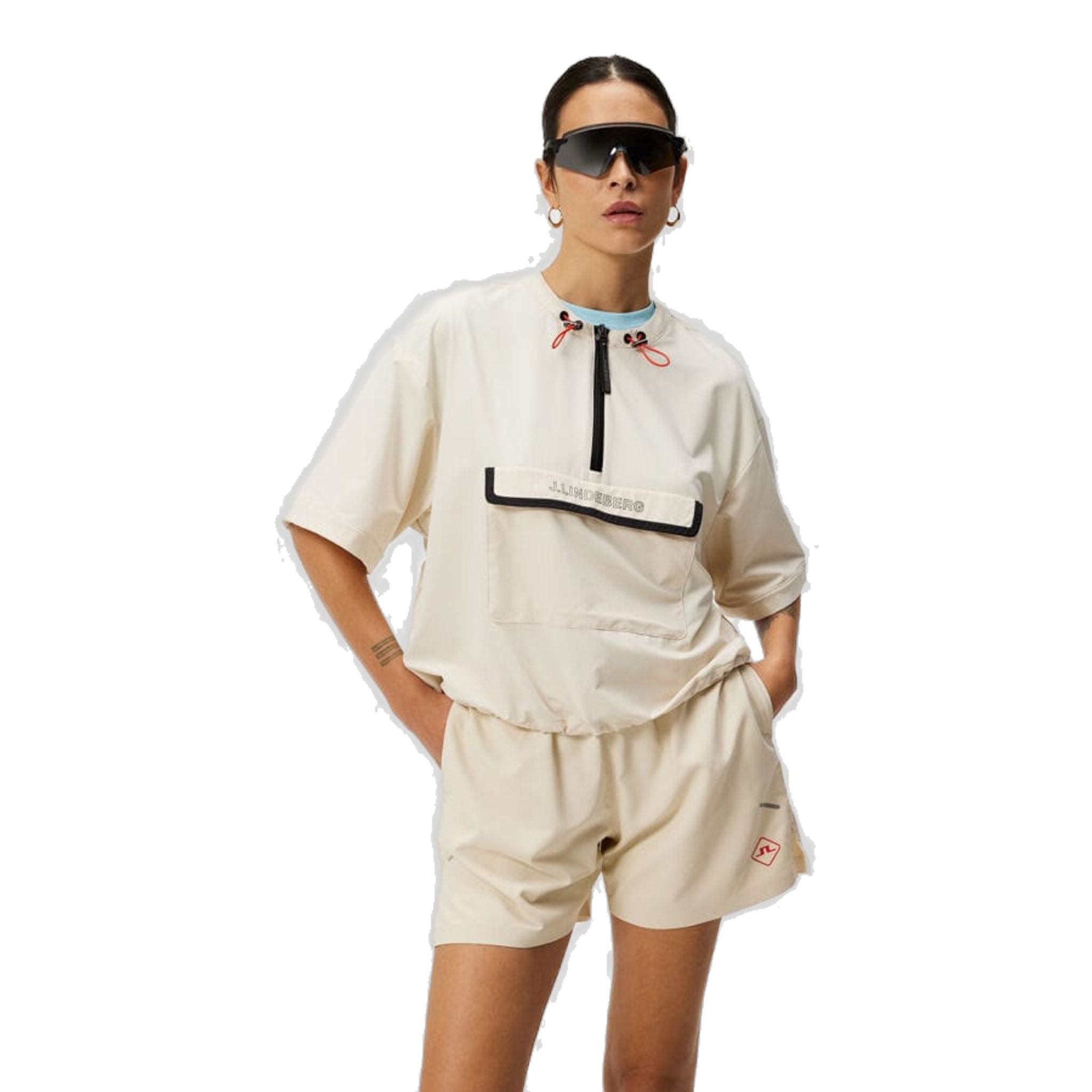 J. Lindeberg Chrisann Pullover a maniche corte da donna