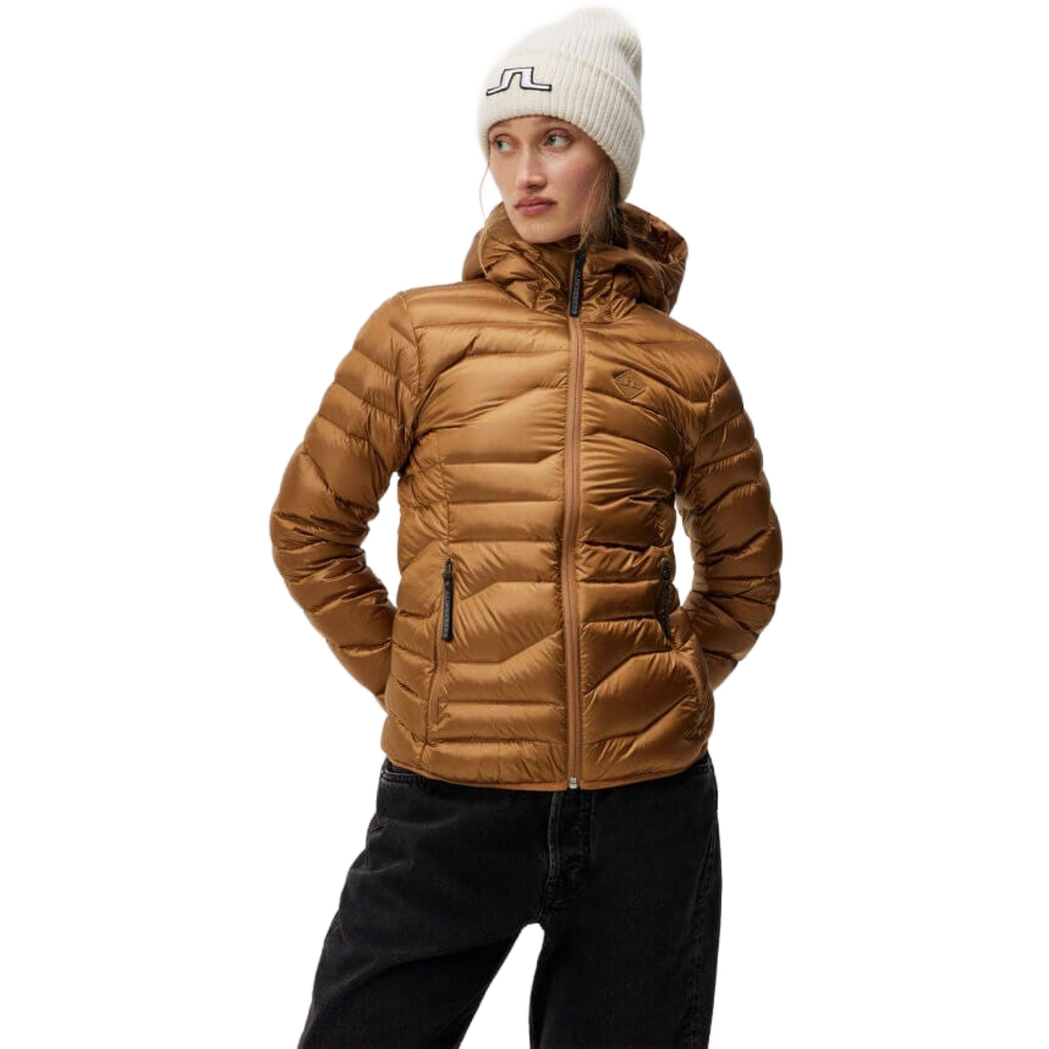 Giacca con cappuccio J. Lindeberg Cliff Down da donna