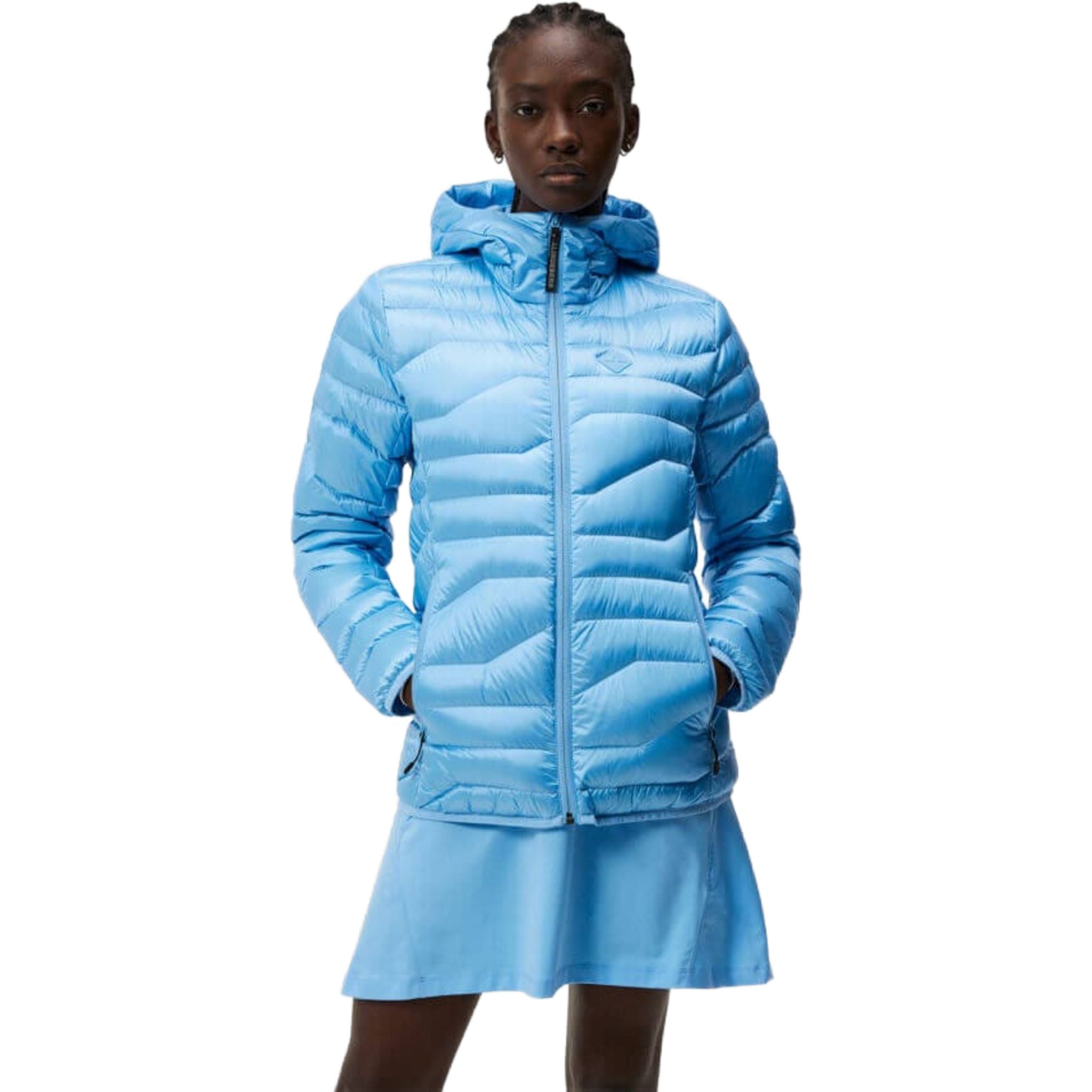 Giacca con cappuccio J. Lindeberg Cliff Down da donna