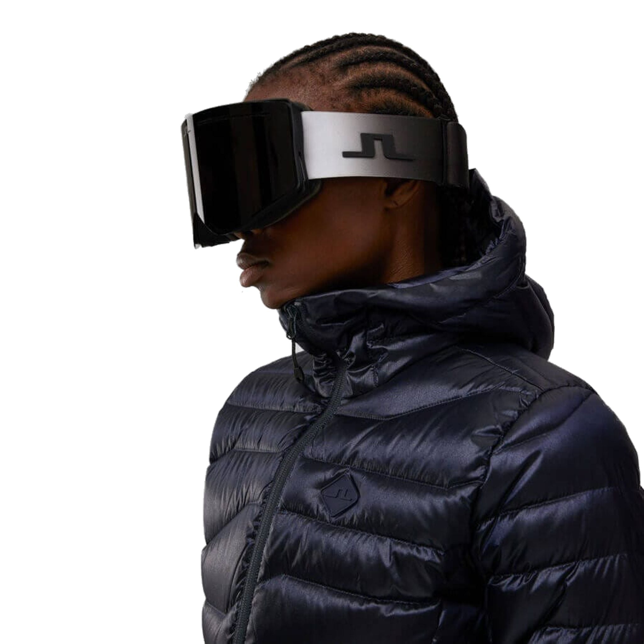 J. Lindeberg Cliff Golf Giacca da golf leggera con cappuccio JL Navy D Donna