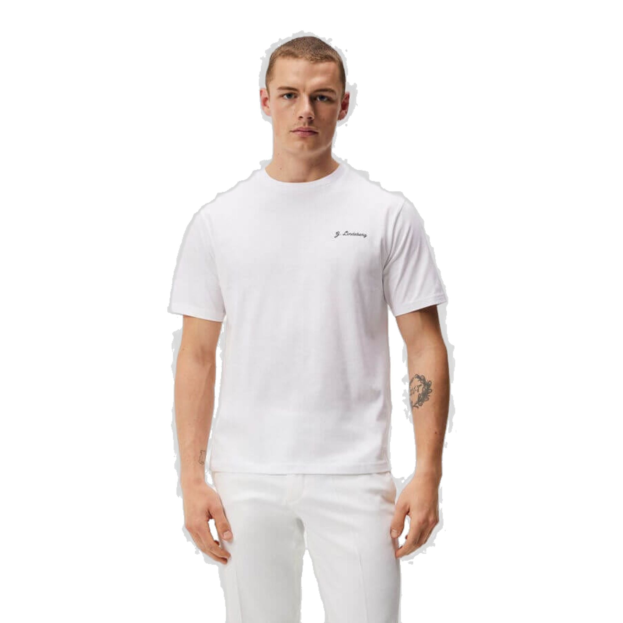 J. Lindeberg Dale T-Shirt Uomo Bianco Uomo