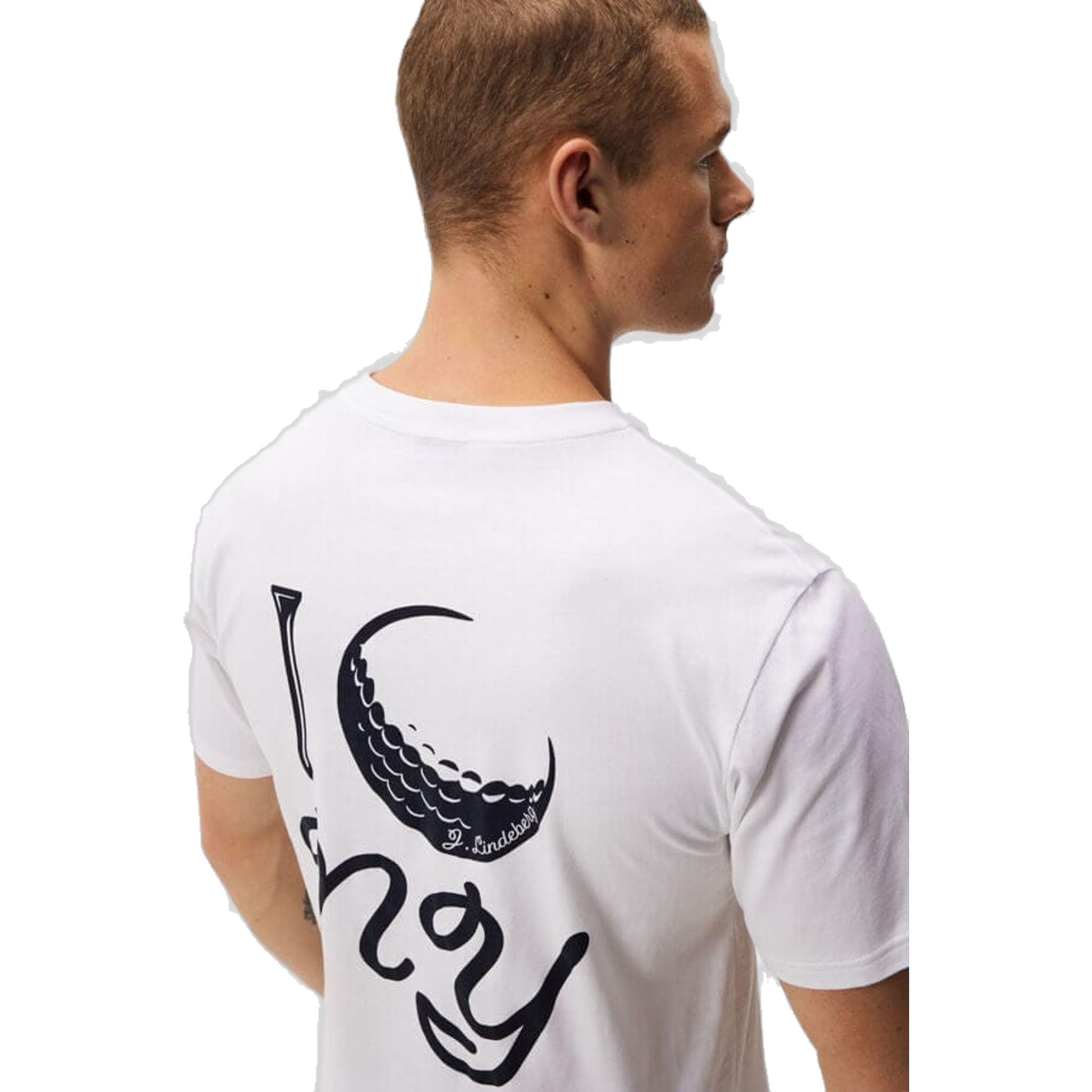 J. Lindeberg Dale T-Shirt Uomo Bianco Uomo