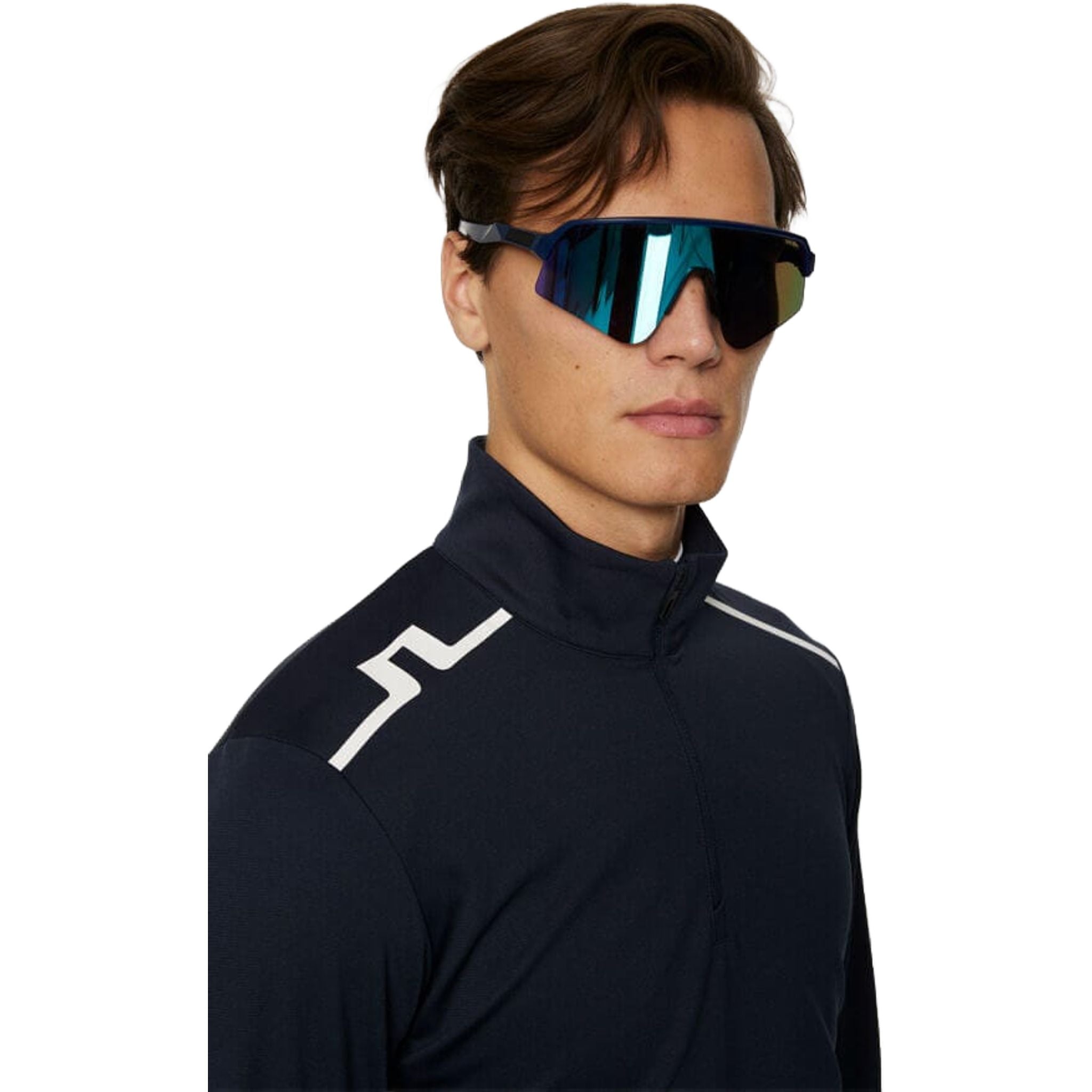 J. Lindeberg Leon Quarter Zip Mid Layer Uomo