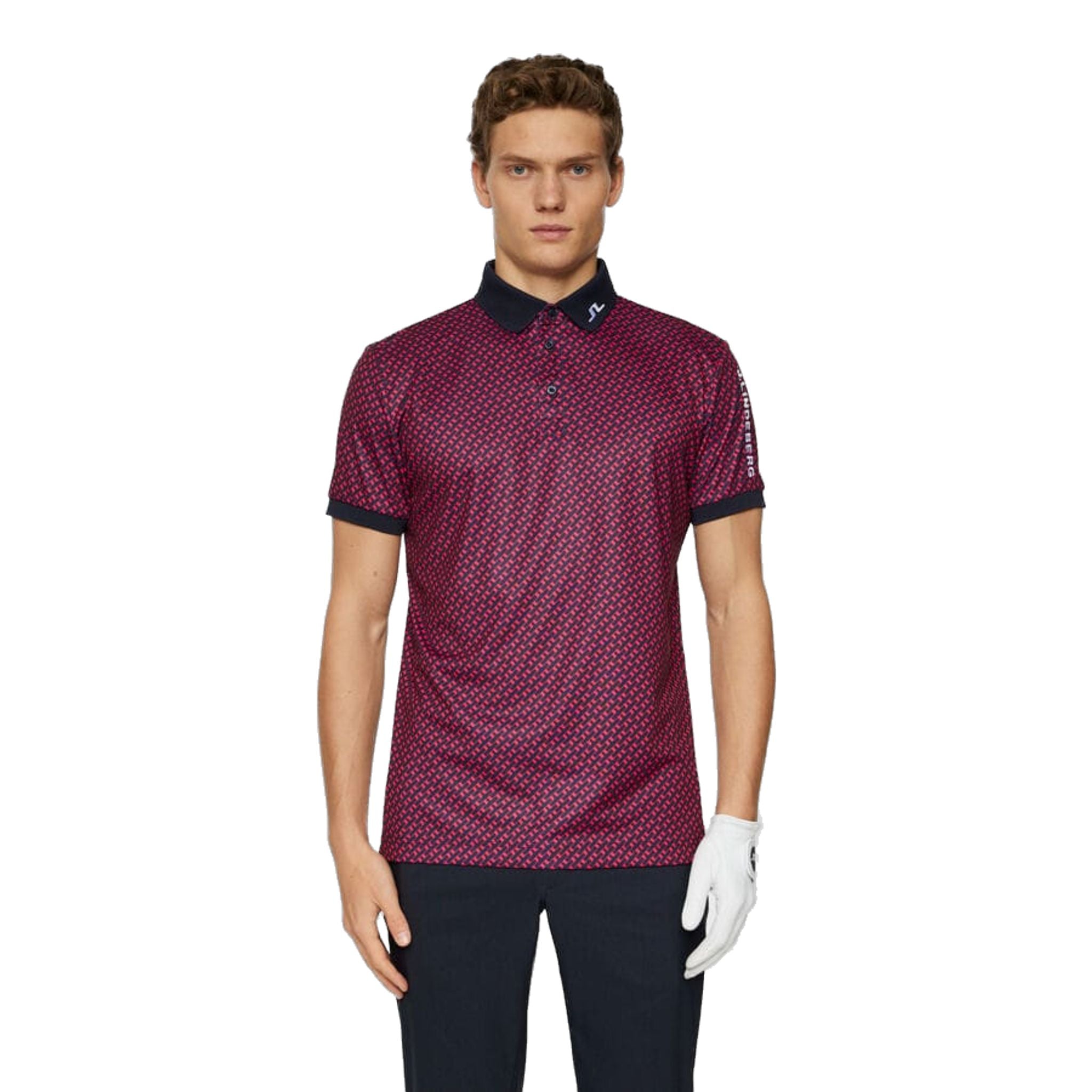 Polo da uomo J. Lindeberg Tour Tech Print