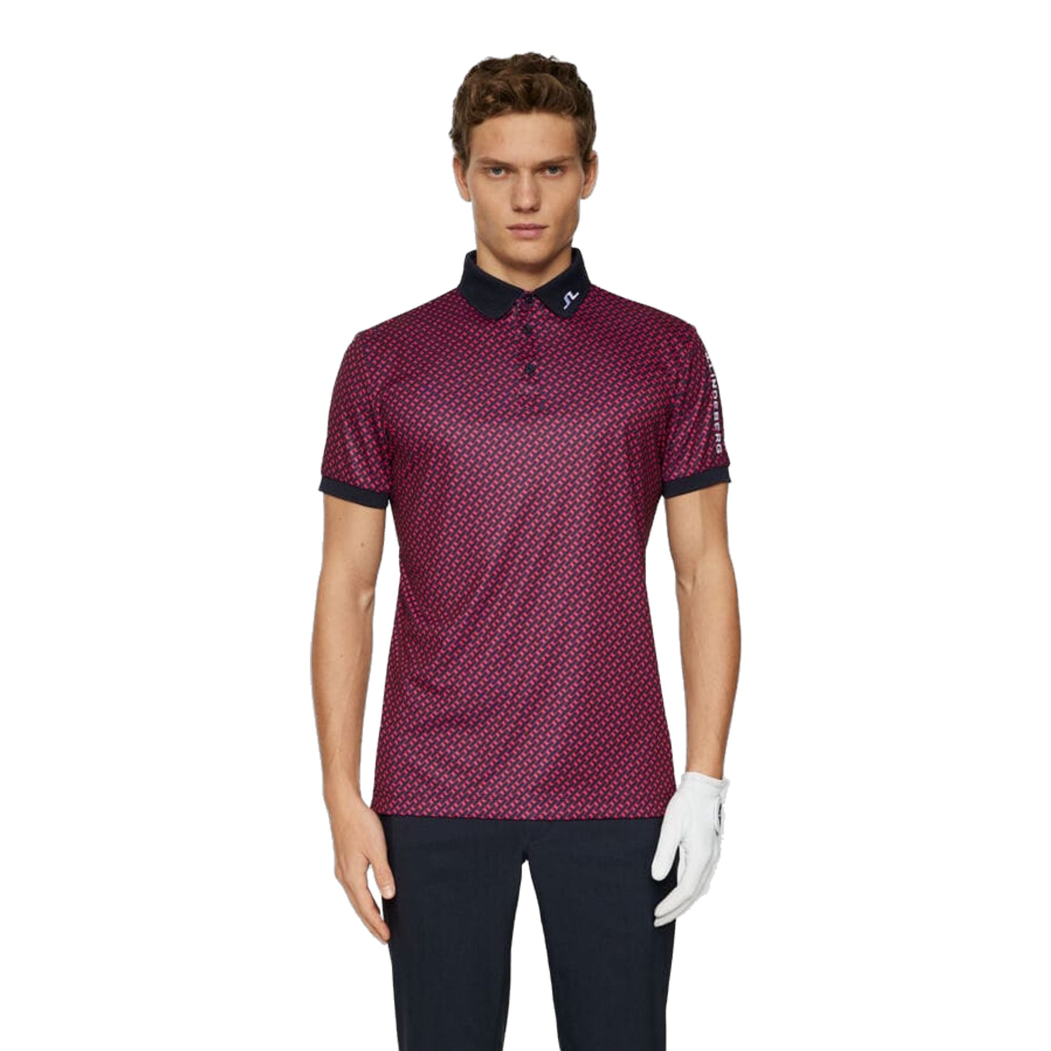 Polo da uomo J. Lindeberg Tour Tech Print