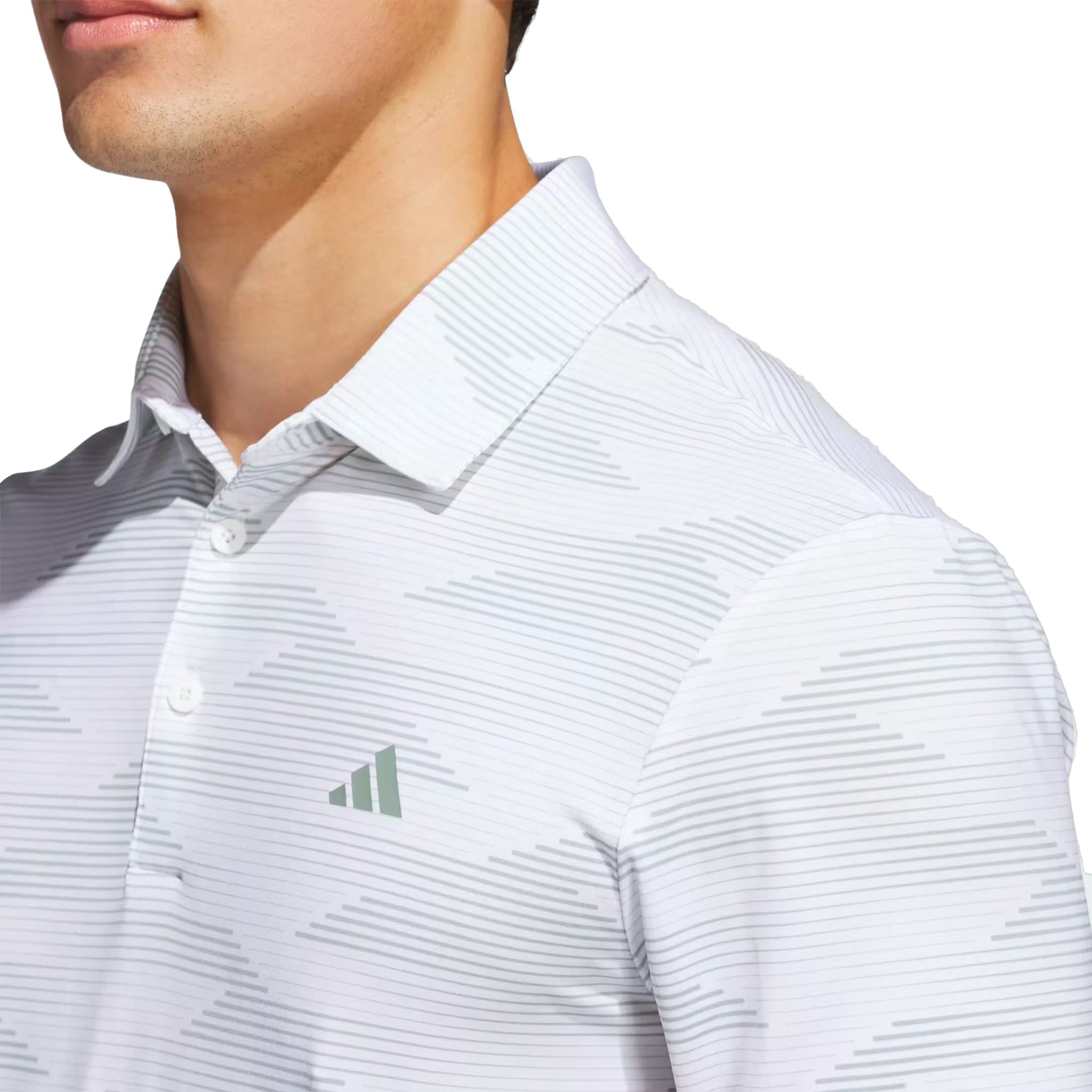 Polo a righe Adidas Ultimate365 Speed da uomo