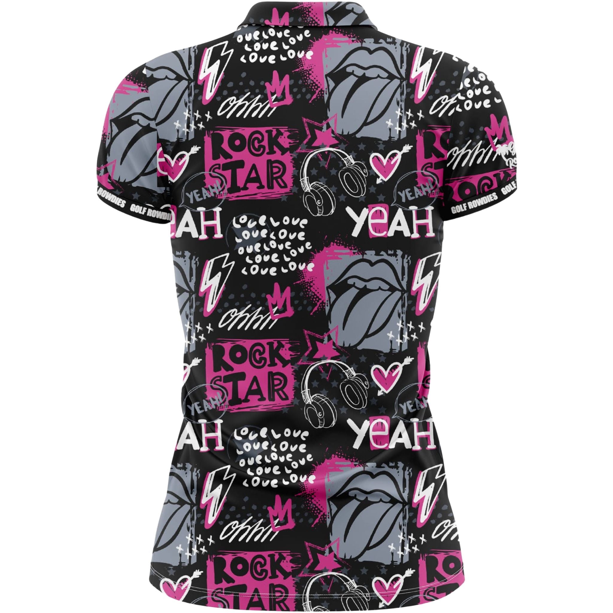 Polo da donna Golf Rowdies Rockstar