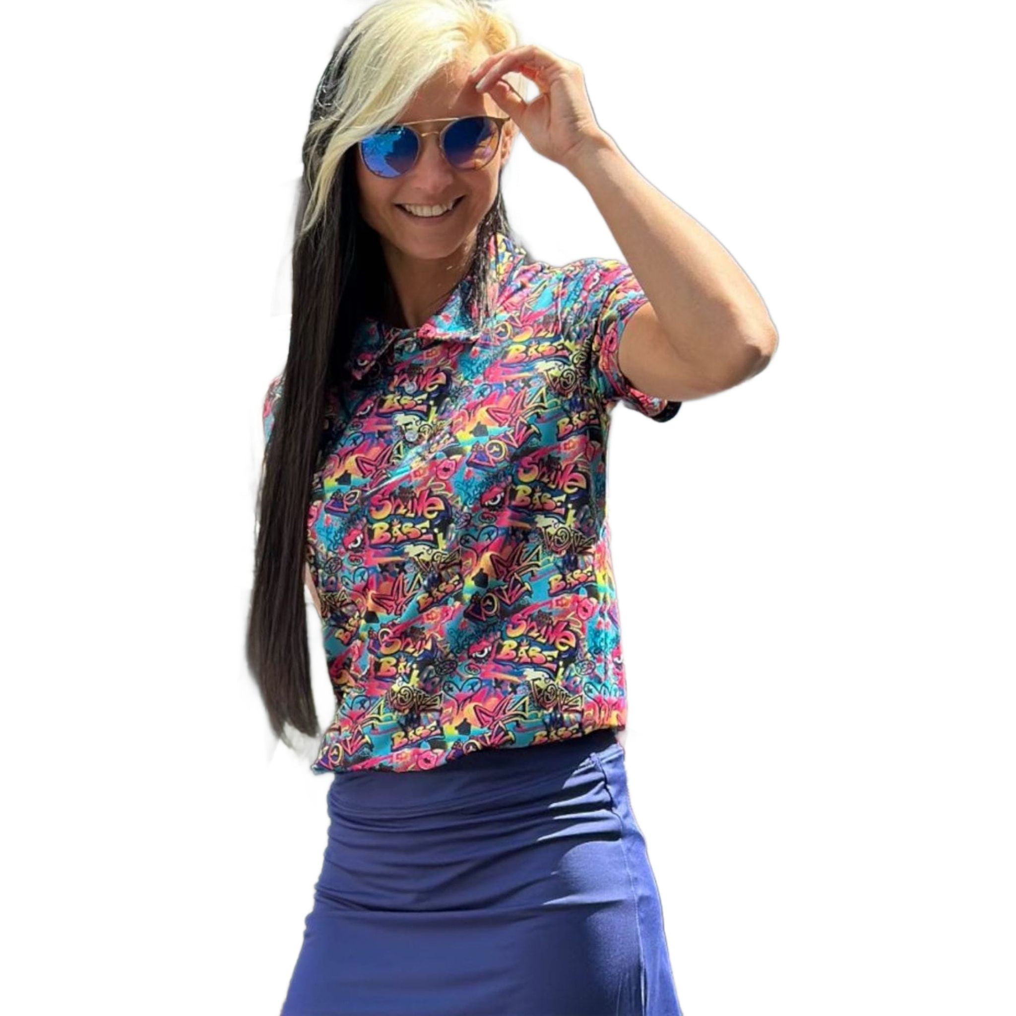 Polo da donna Golf Rowdies Shine Babe