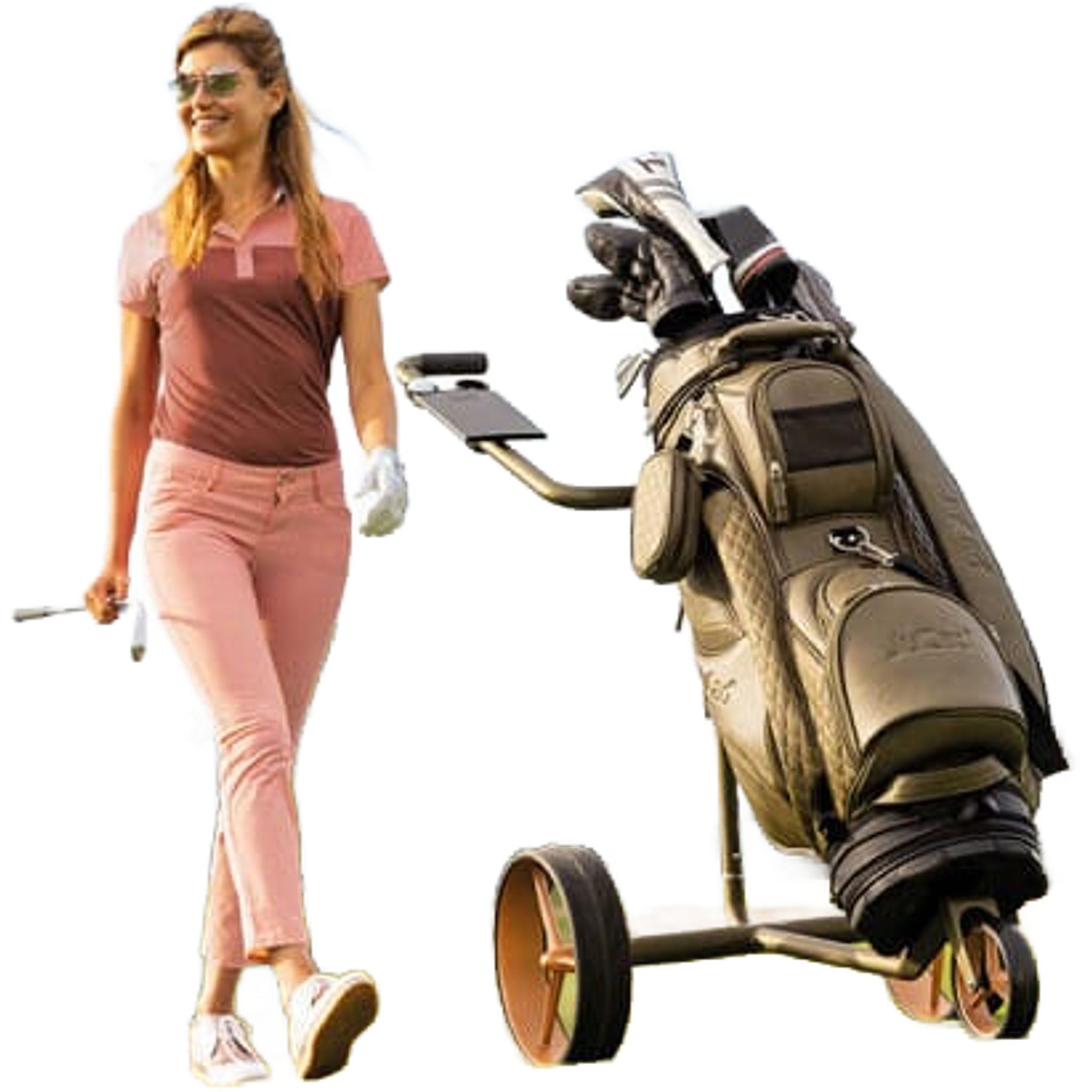 Carrello elettrico JuCad Carbon Travel Verde 2.0