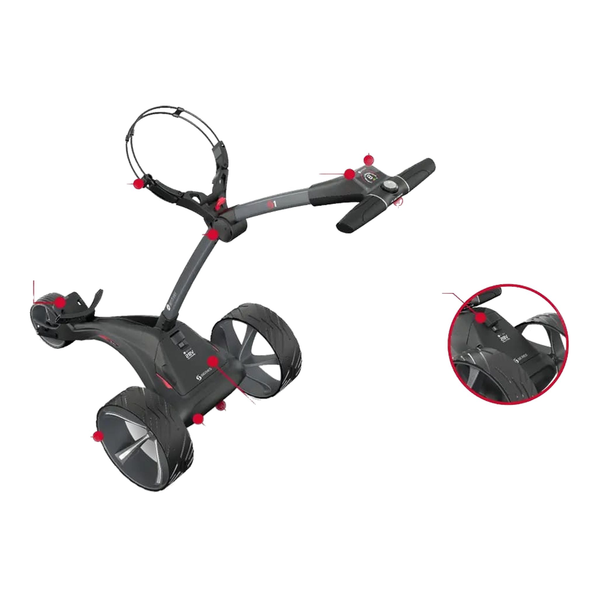 Carrello elettrico Motocaddy S1 (2025).
