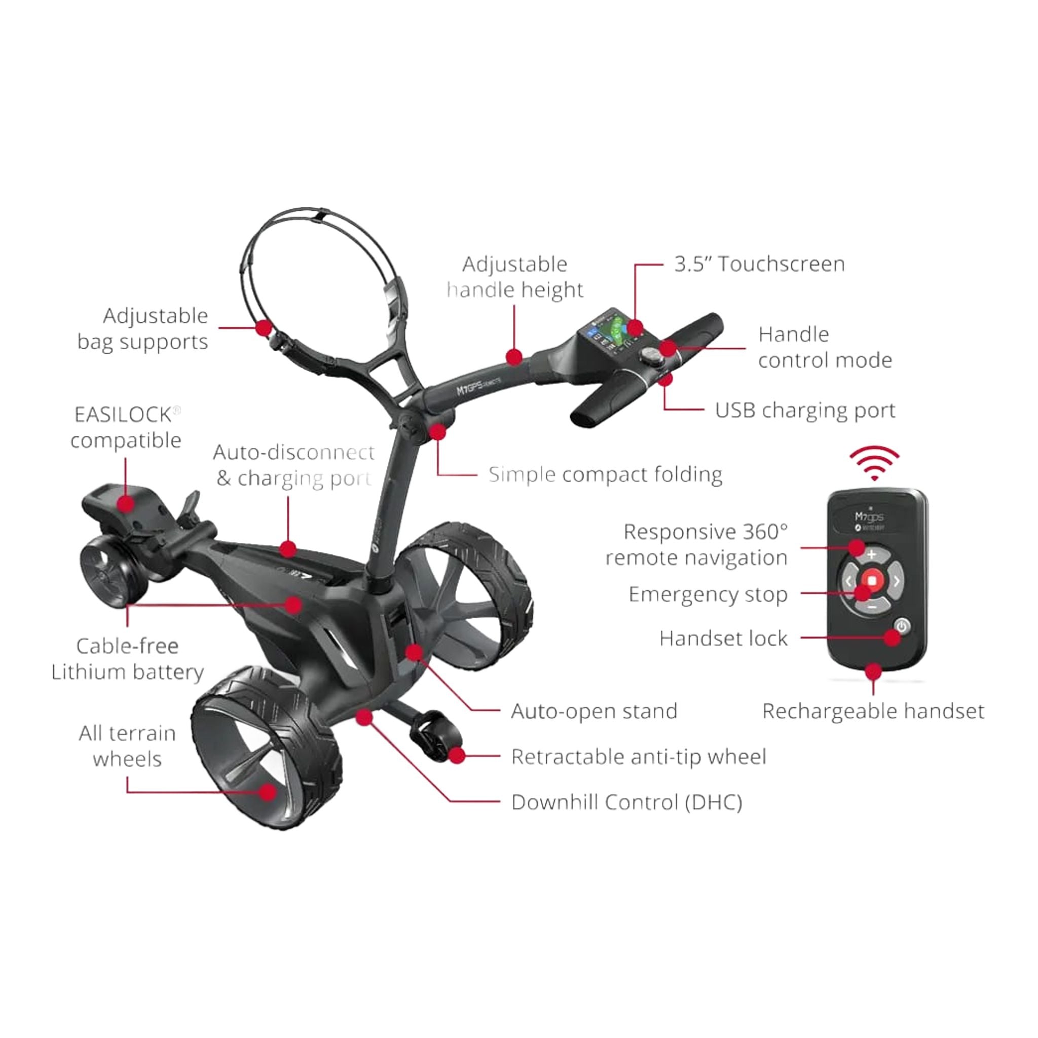 Carrello elettrico Motocaddy M7 GPS Remote Ultra